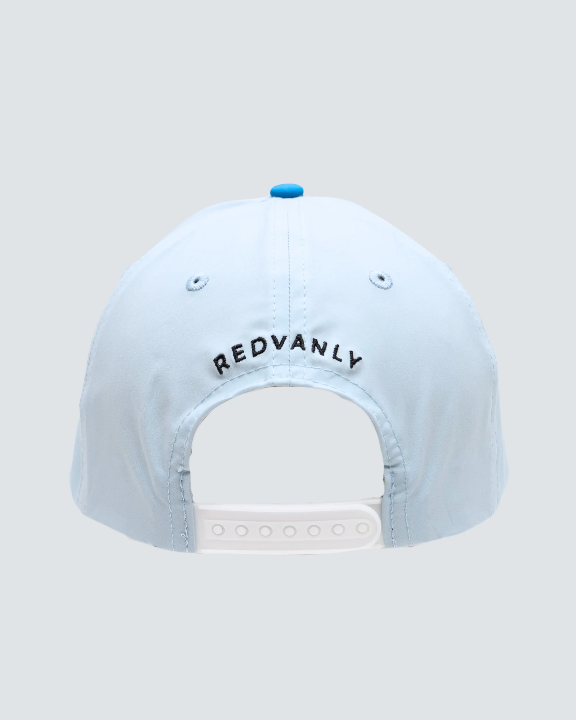 Flagship Store 5 Panel Hat in Sky Blue/Navy - Image 2