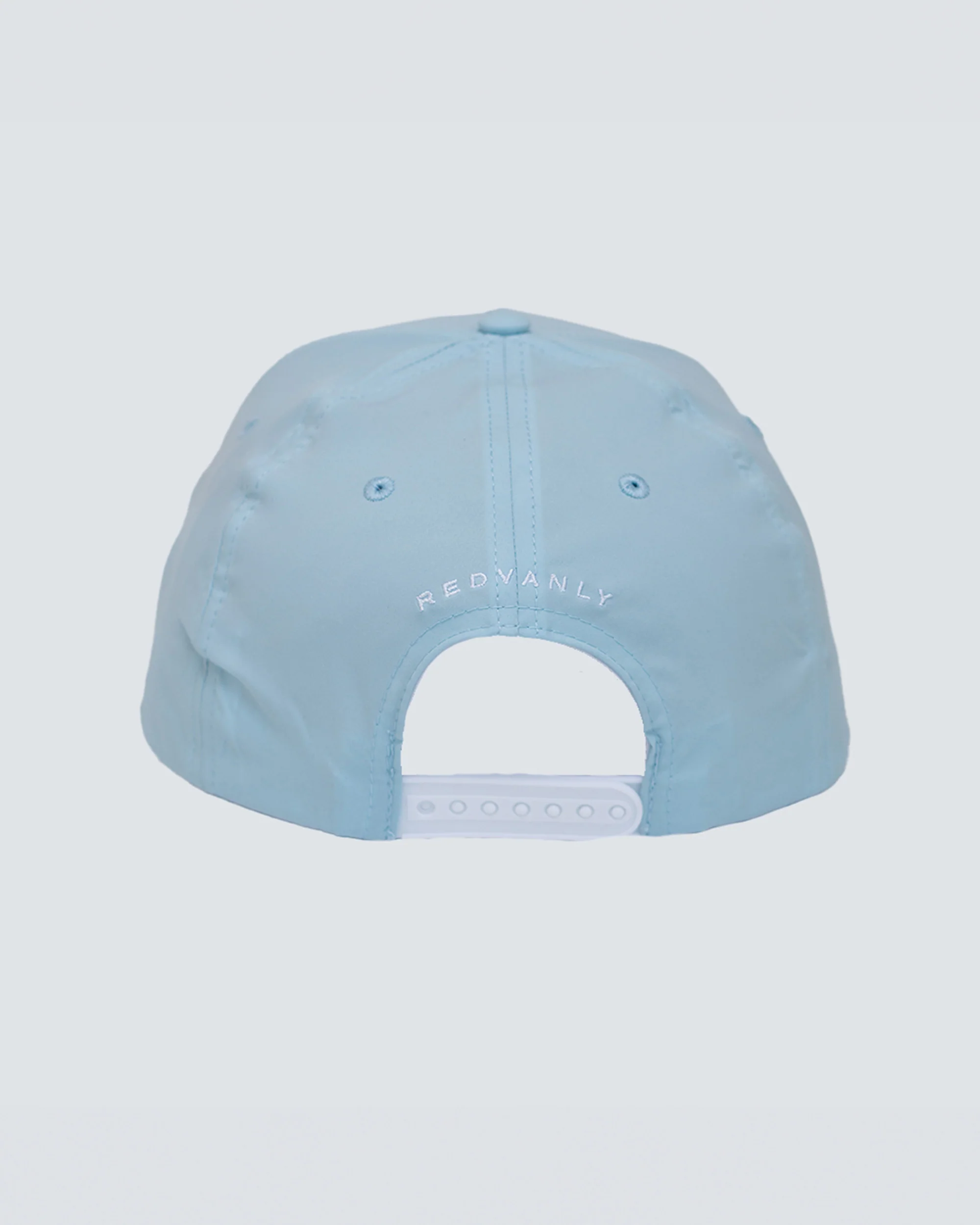 421 Olive Script Hat in Sky Blue - Image 2