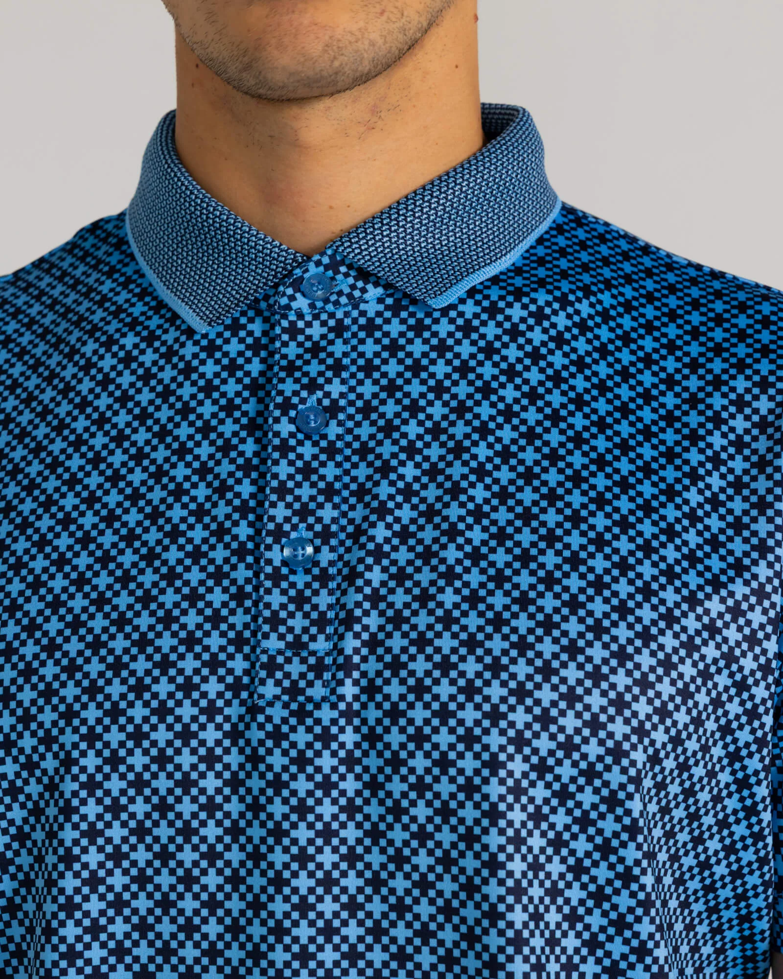 Abbott Polo in Iceberg Multi - Image 3