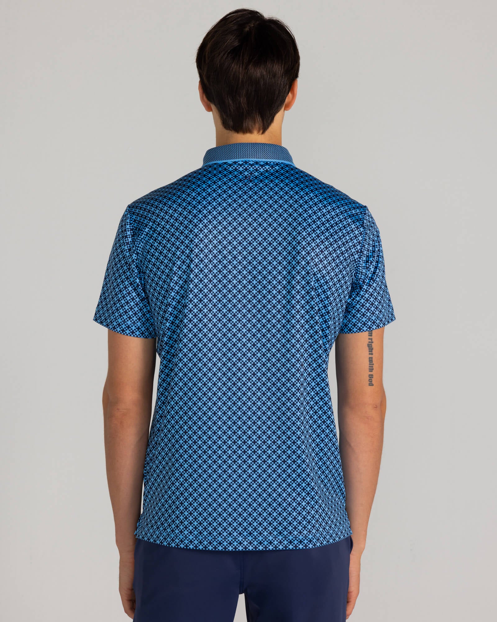 Abbott Polo in Iceberg Multi - Image 4