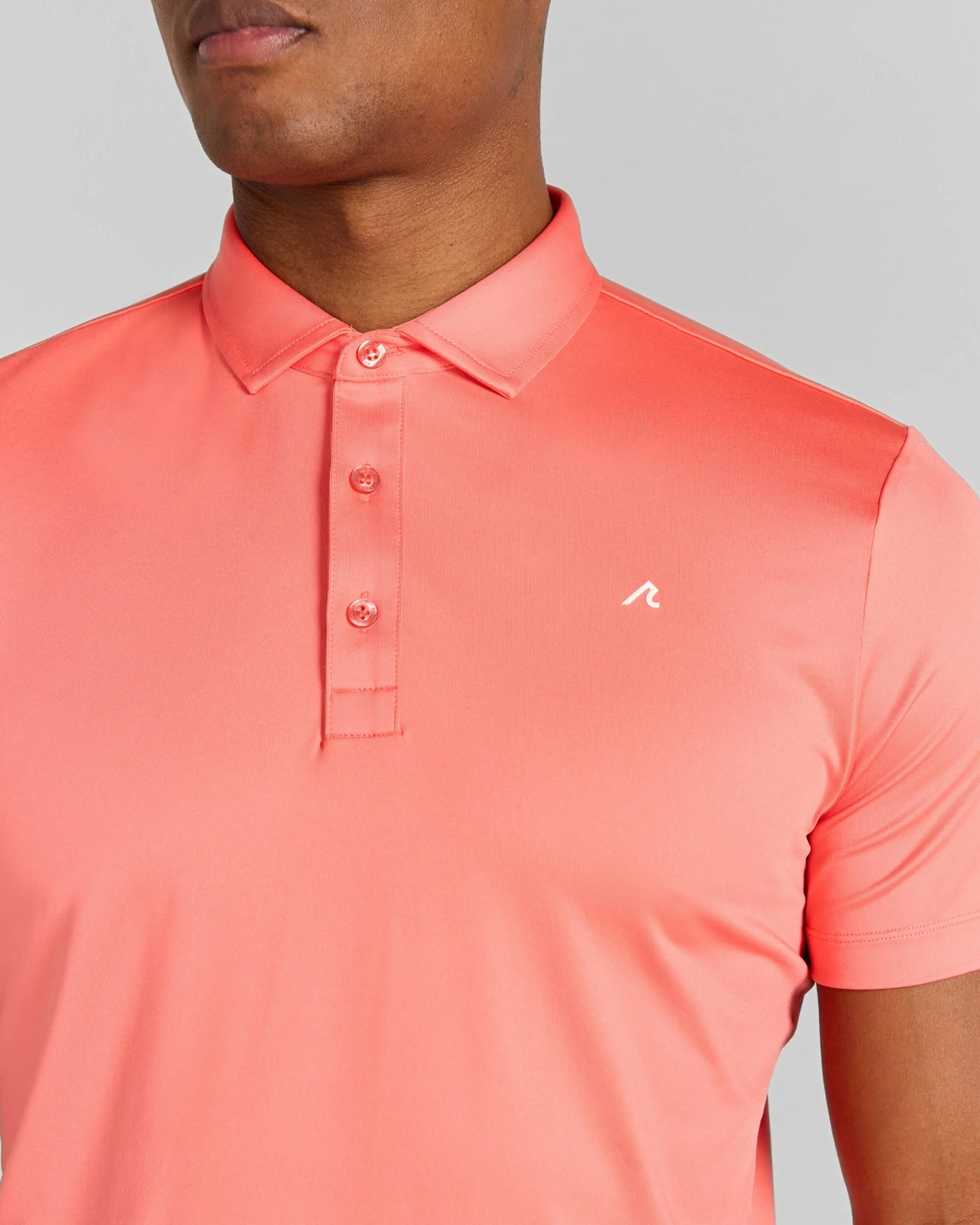 Alpine Polo in Coral - Image 3