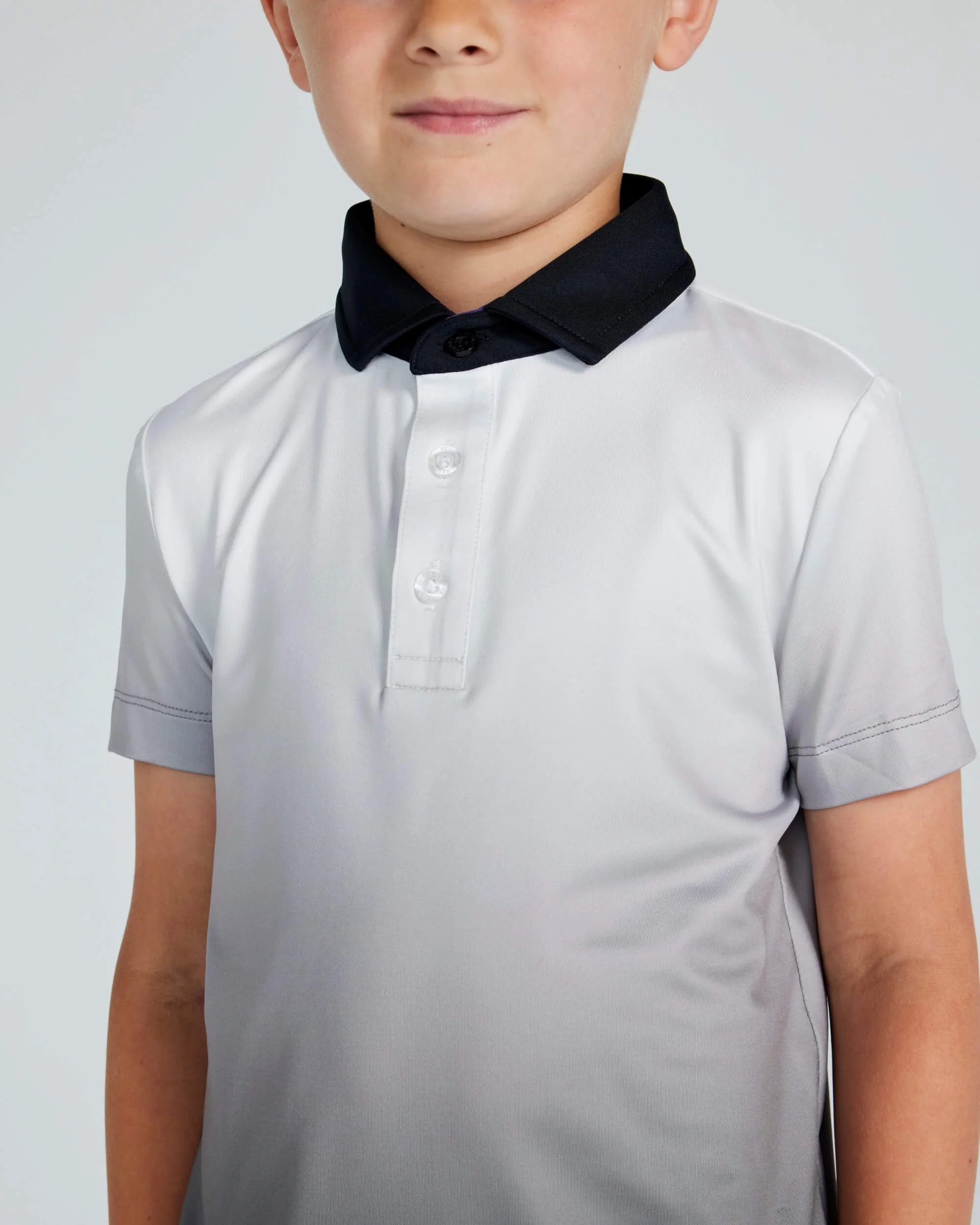 Boys Devon Polo in Tuxedo - Image 3