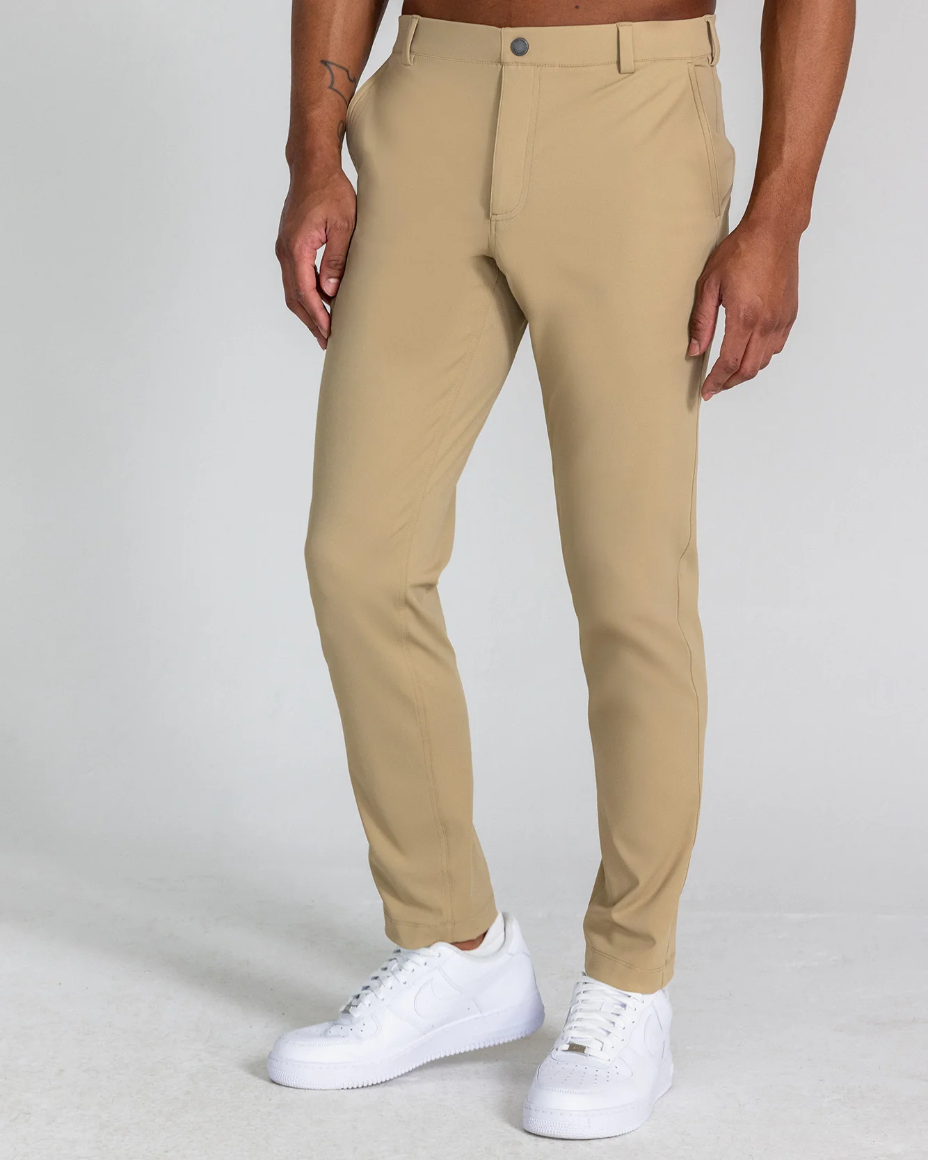 Bradley Pull-On Trouser in Bark - Image 3