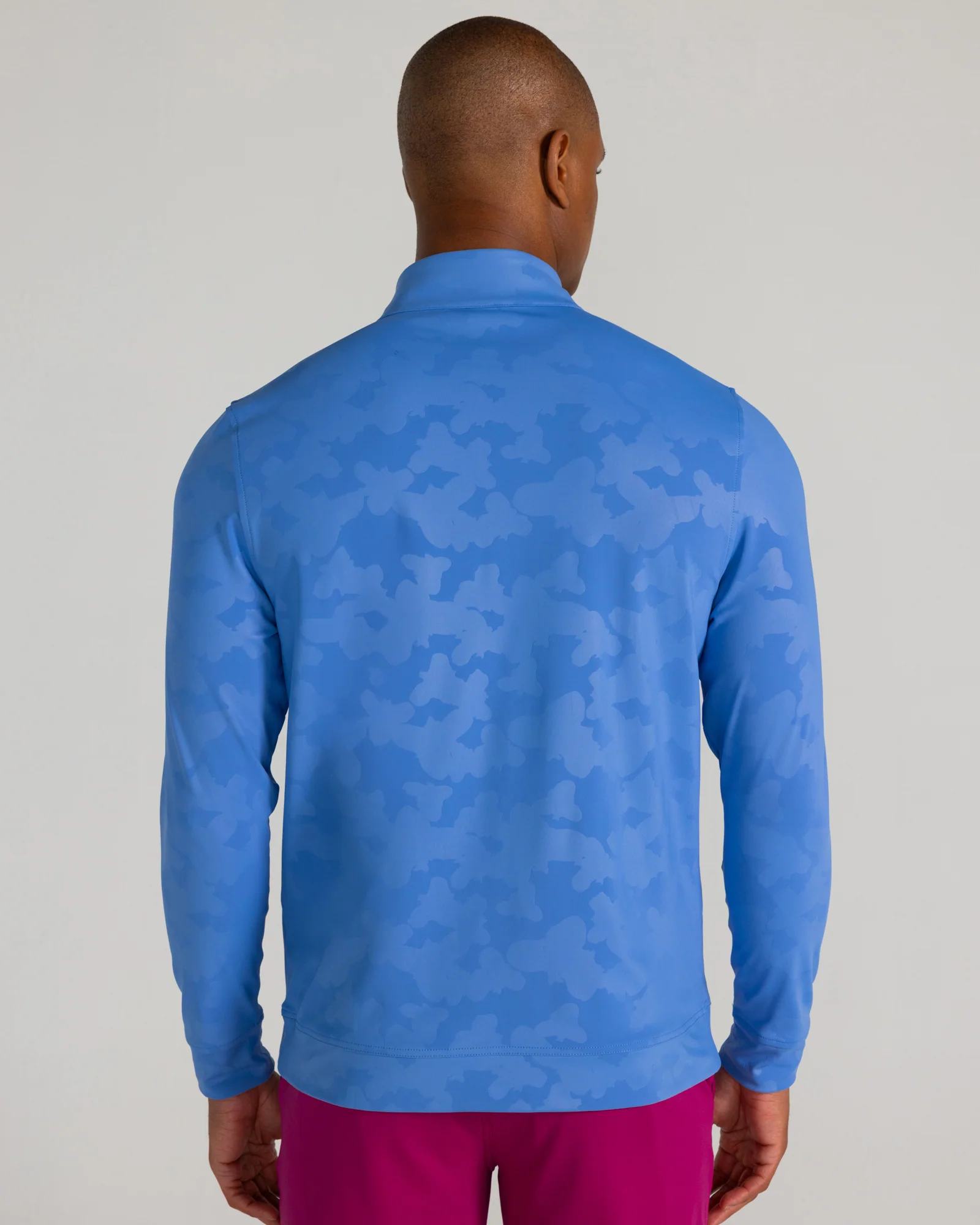 Bronson Quarter Zip in Blue Yonder - Image 4