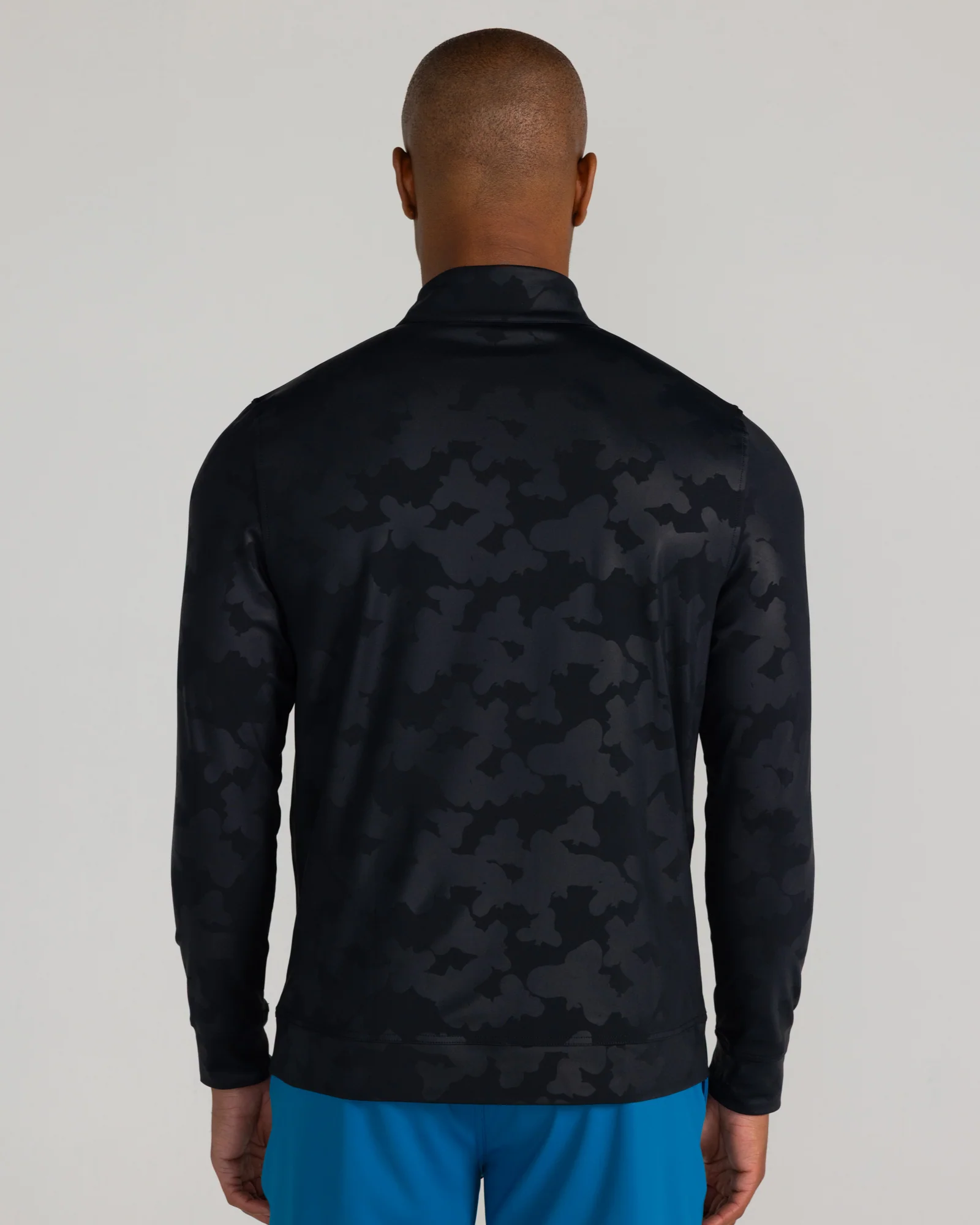 Bronson Quarter Zip in Tuxedo - Image 4