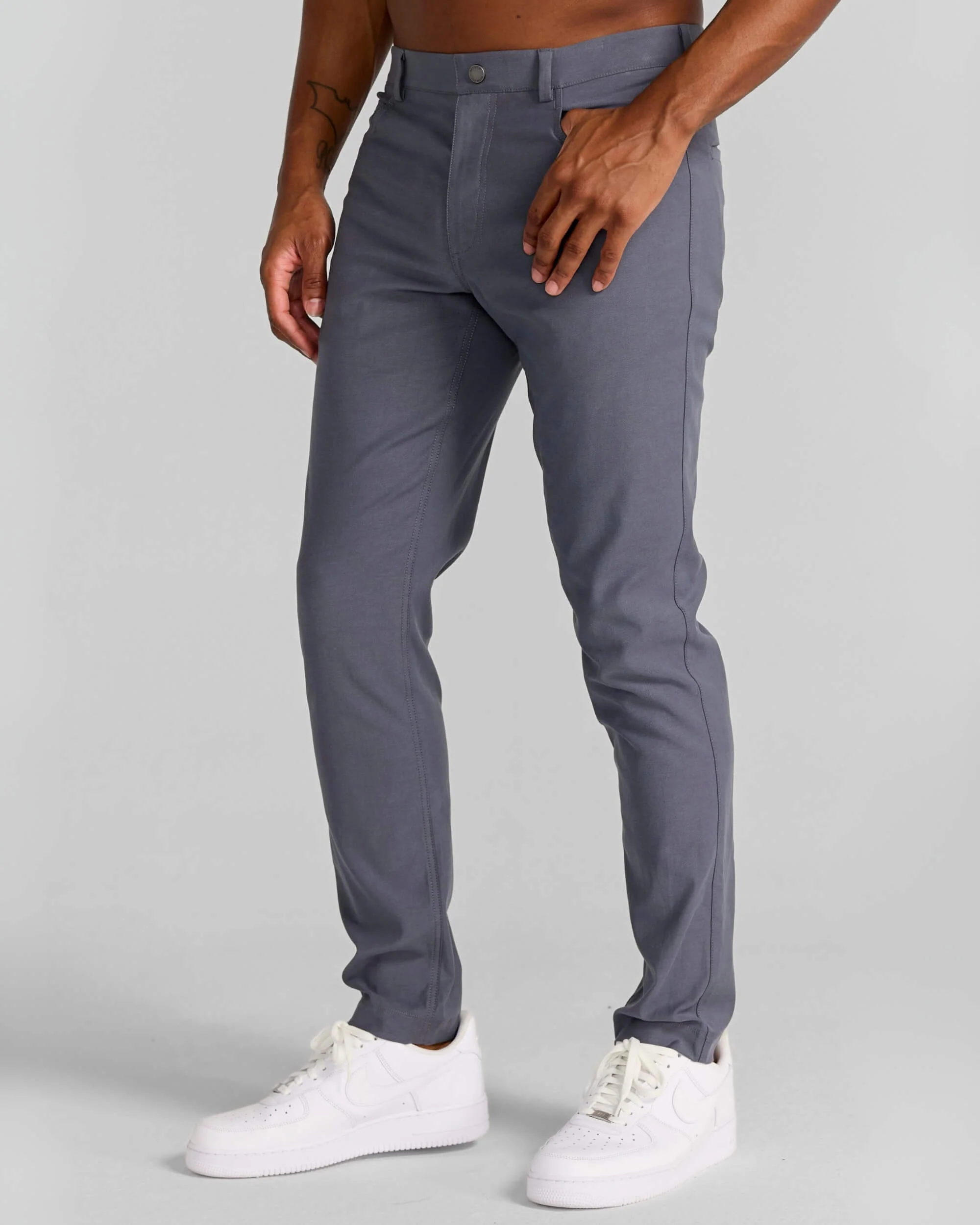 Calvin Pull-On Chino in Ocean - Image 2