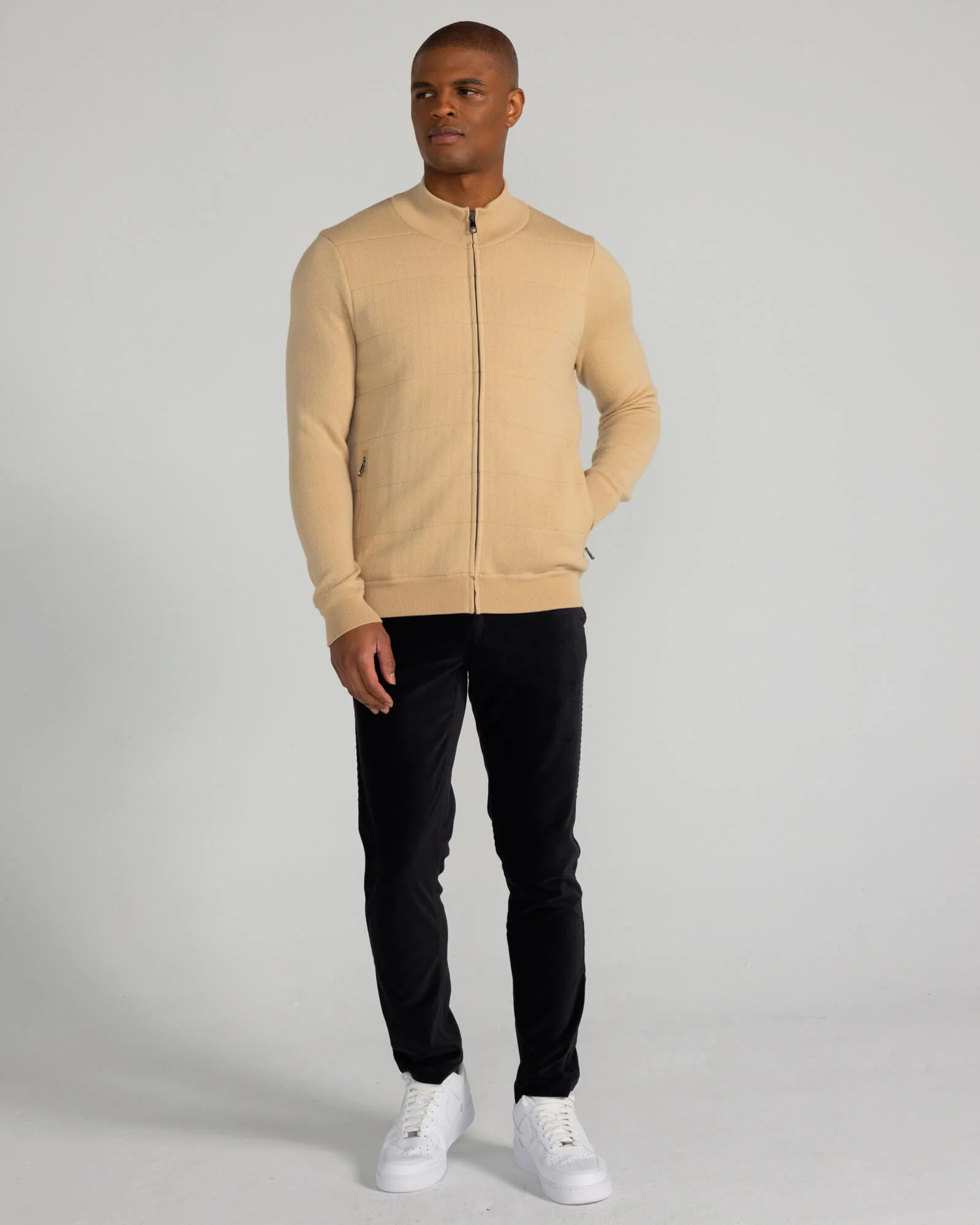 Cliff Jacket in Pale Khaki - Image 2