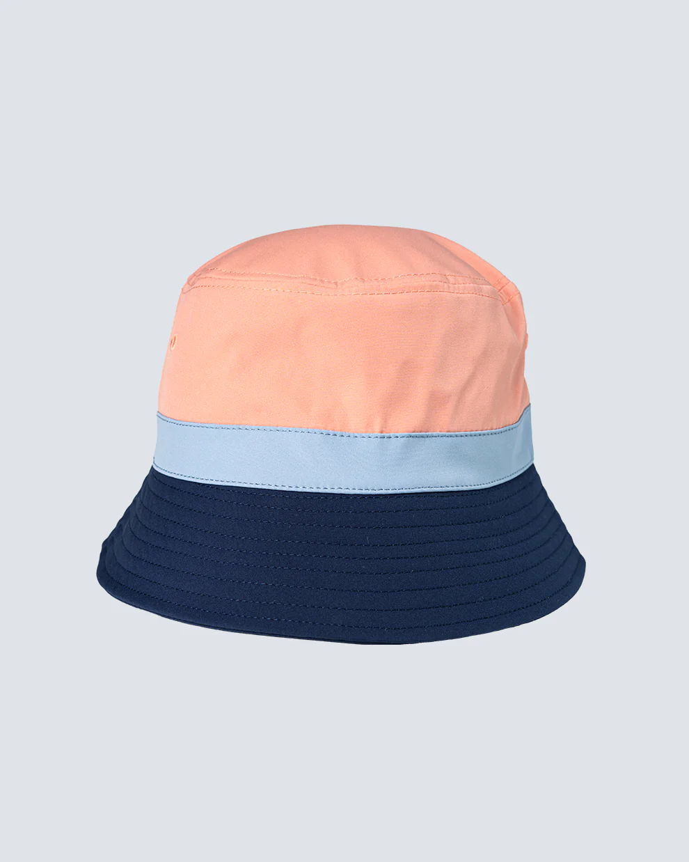 Colorblocked Bucket Hat in Salmon Multi - Image 2