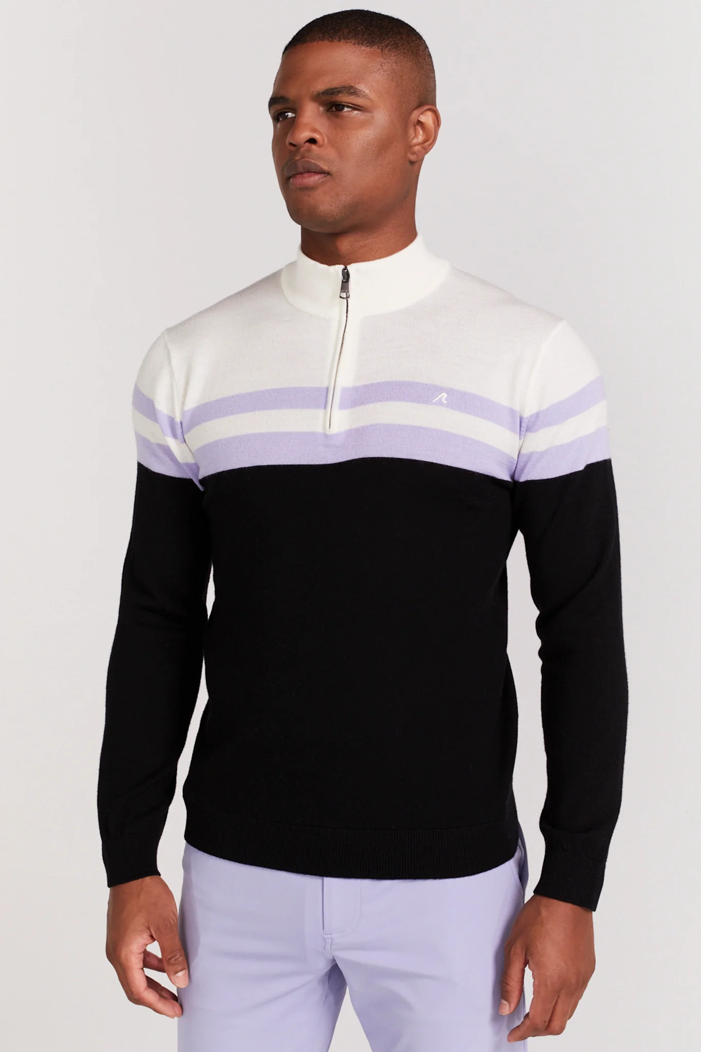 Cooper Quarter Zip in Tuxedo