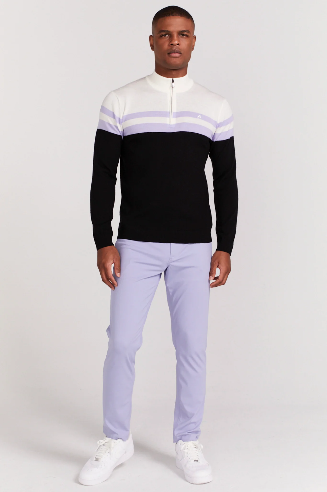 Cooper Quarter Zip in Tuxedo - Image 2