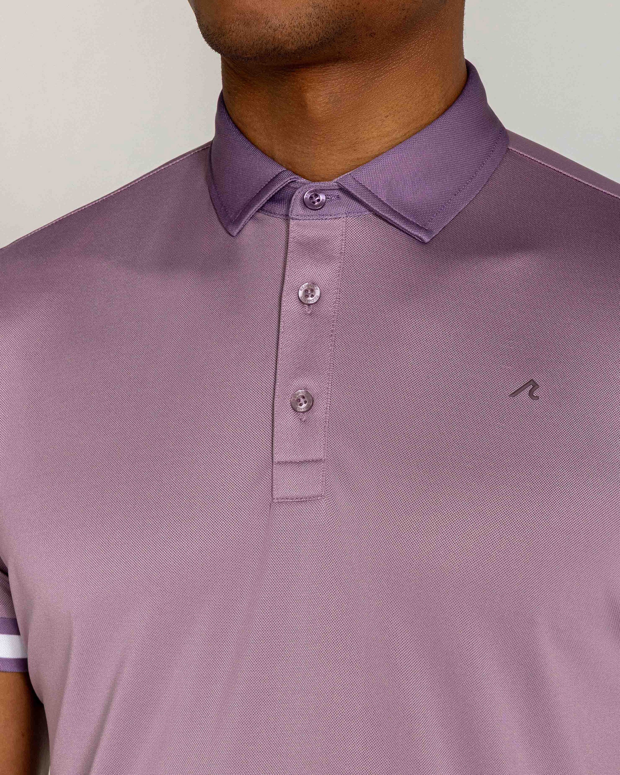 Cromac Pique Polo in Lilac - Image 3