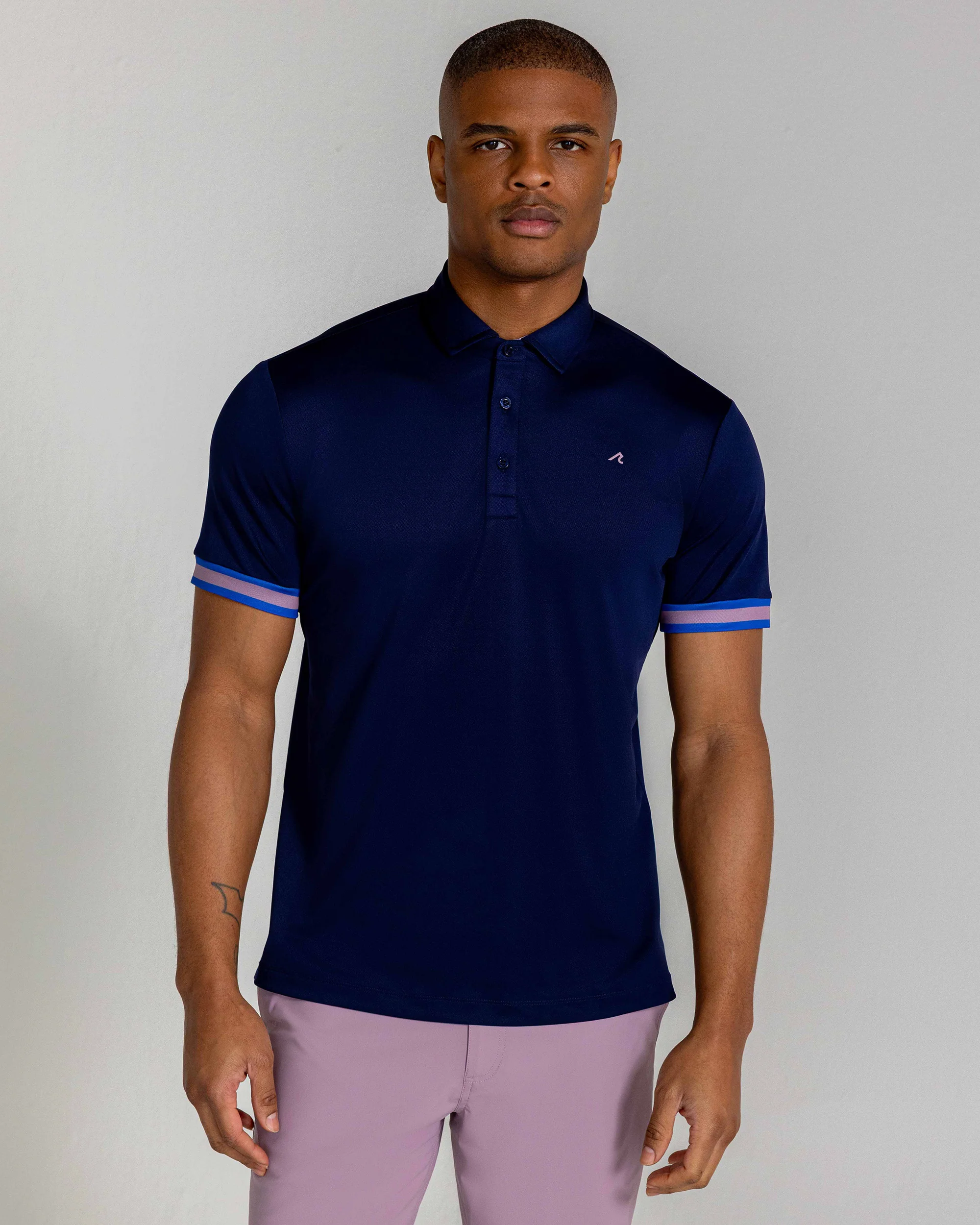Cromac Pique Polo in Midnight Navy