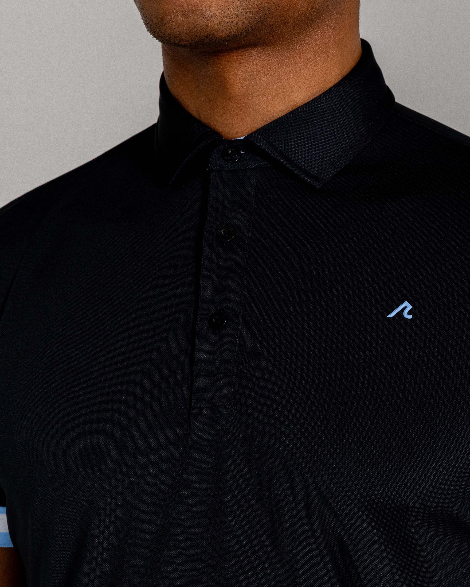 Cromac Pique Polo in Tuxedo - Image 3