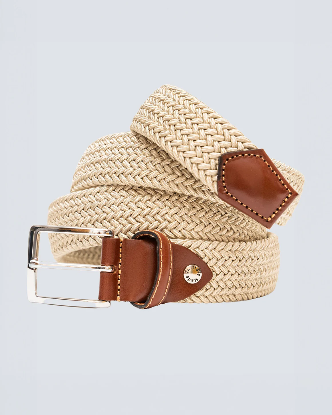 Crosby Belt in Pale Khaki