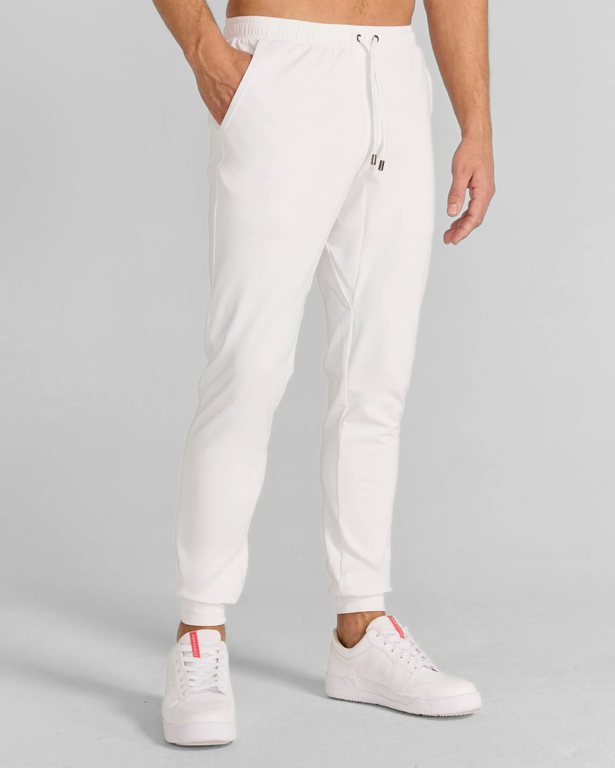 Donahue Jogger in Bright White - Image 3