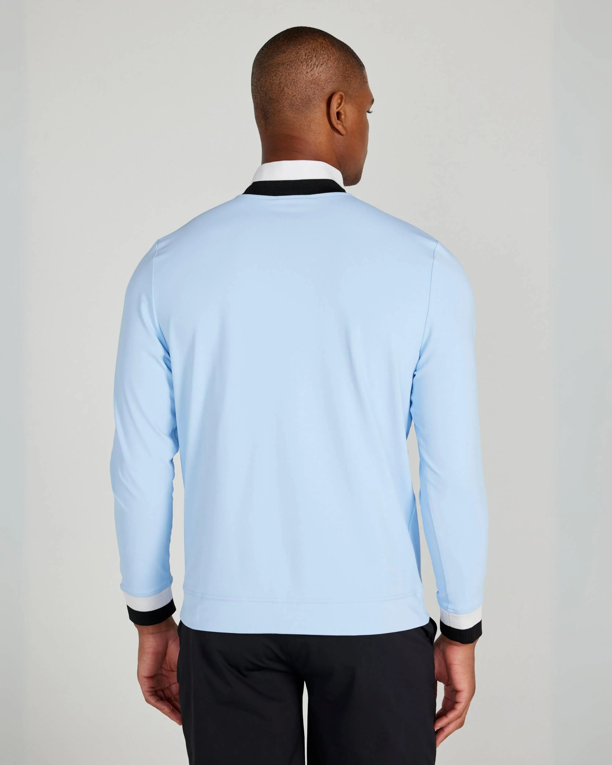 Dunham Quarter Zip in Atmosphere - Image 4