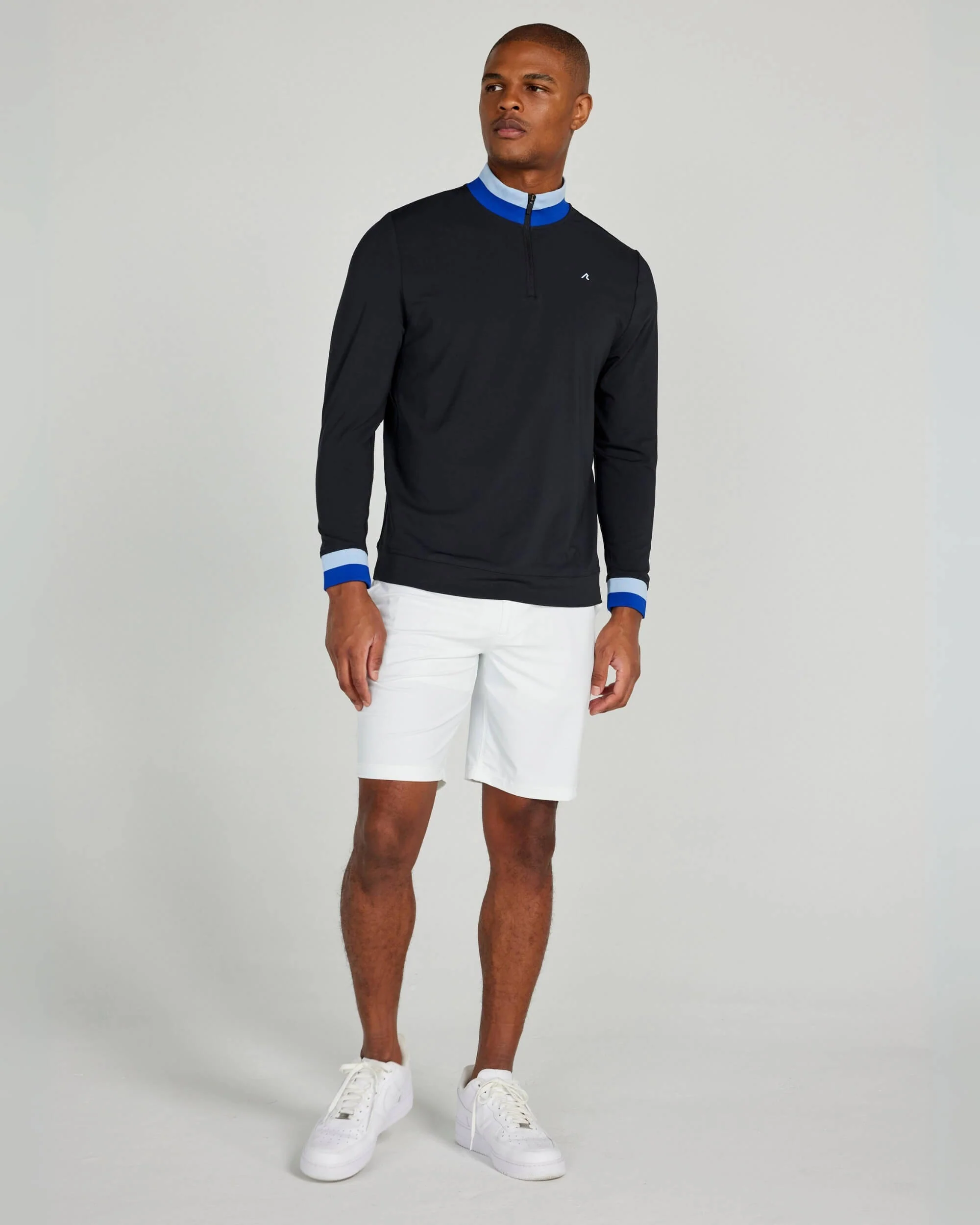 Dunham Quarter Zip in Tuxedo - Image 2