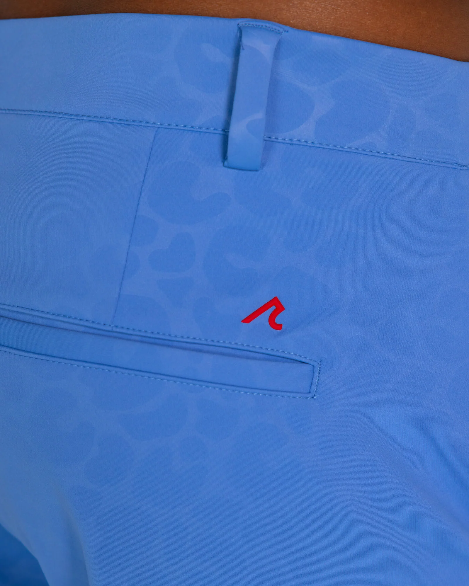 Embossed Varick Pull-On Short in Blue Yonder - Image 3