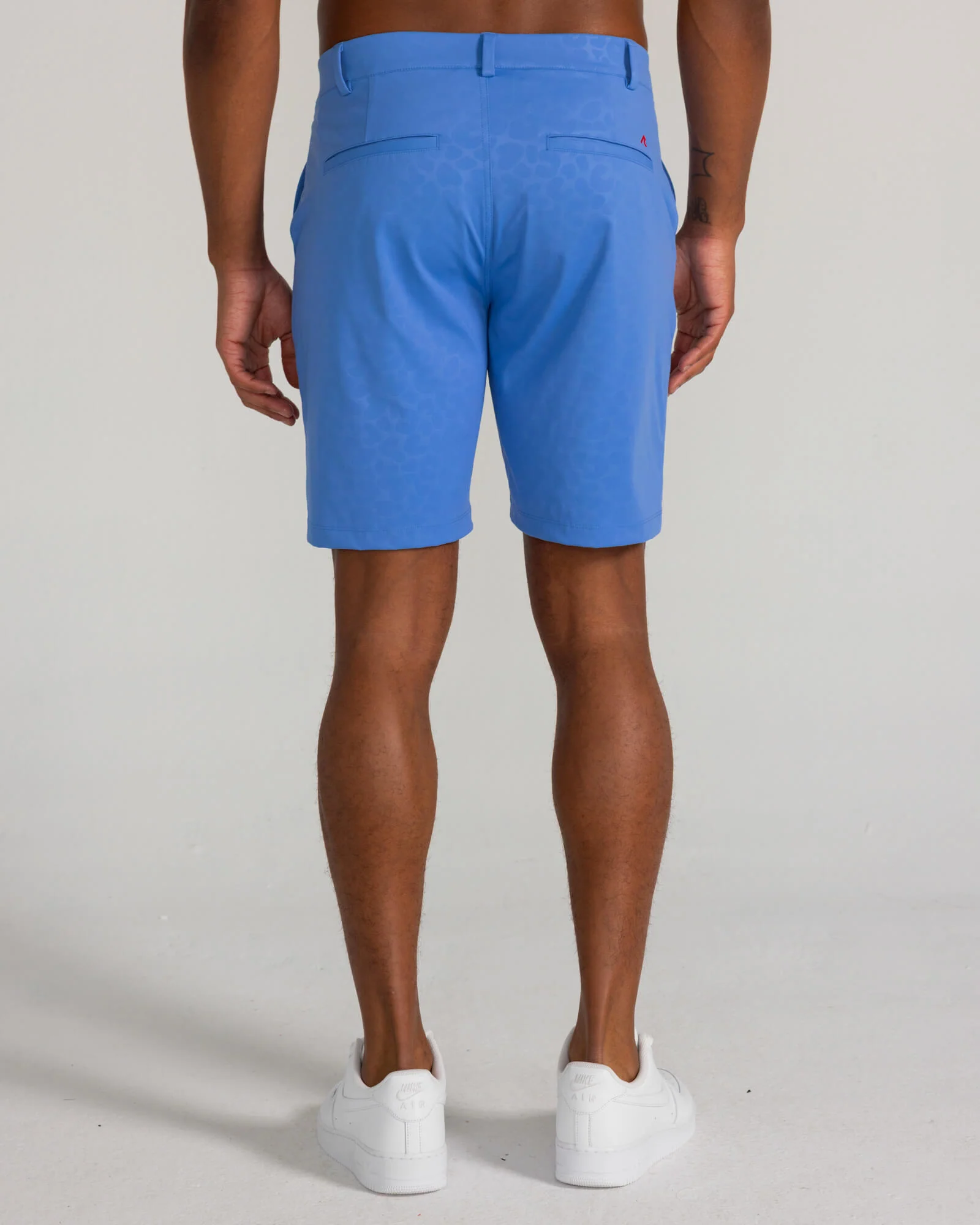 Embossed Varick Pull-On Short in Blue Yonder - Image 4