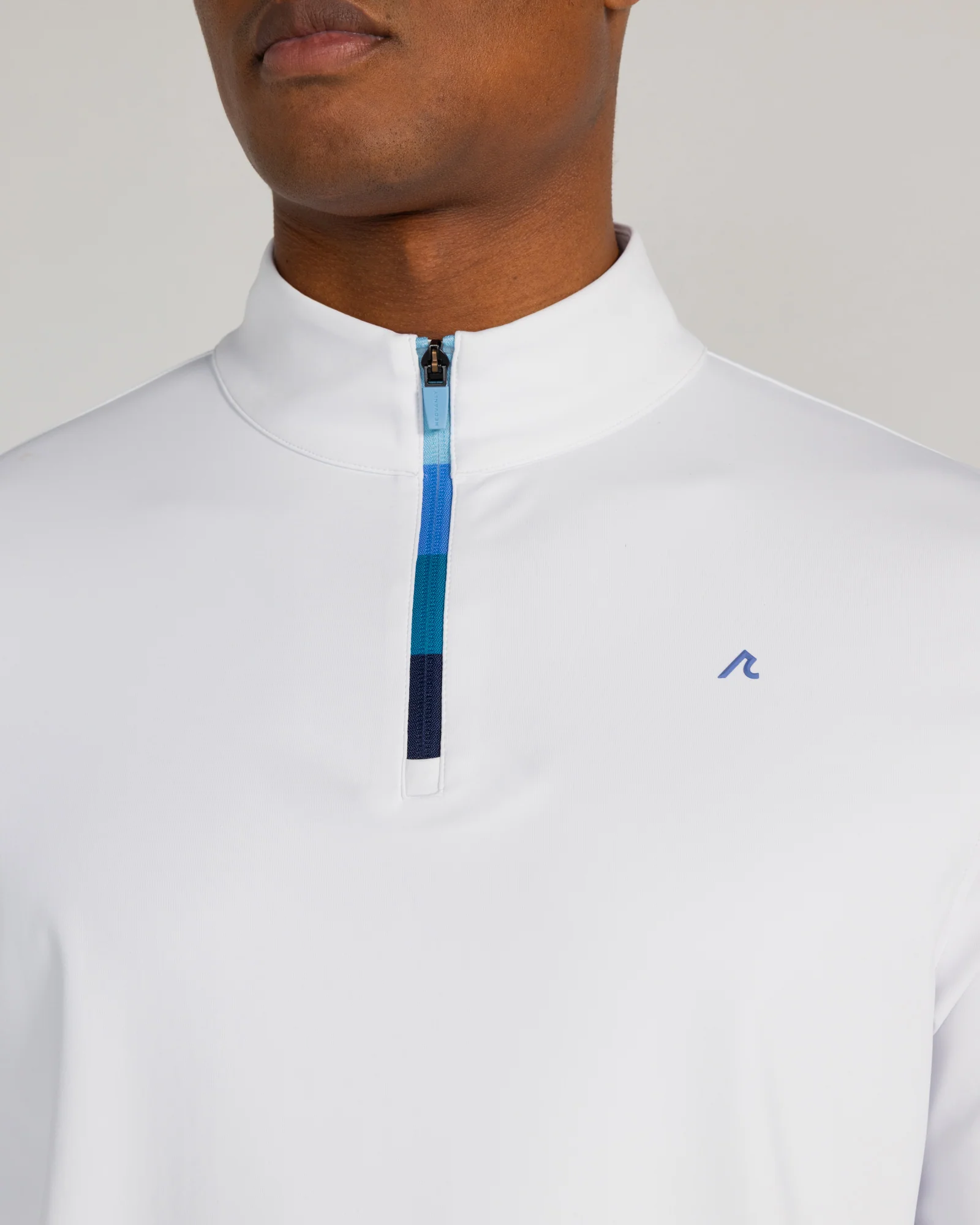 Fallon Quarter Zip in Bright White - Image 3