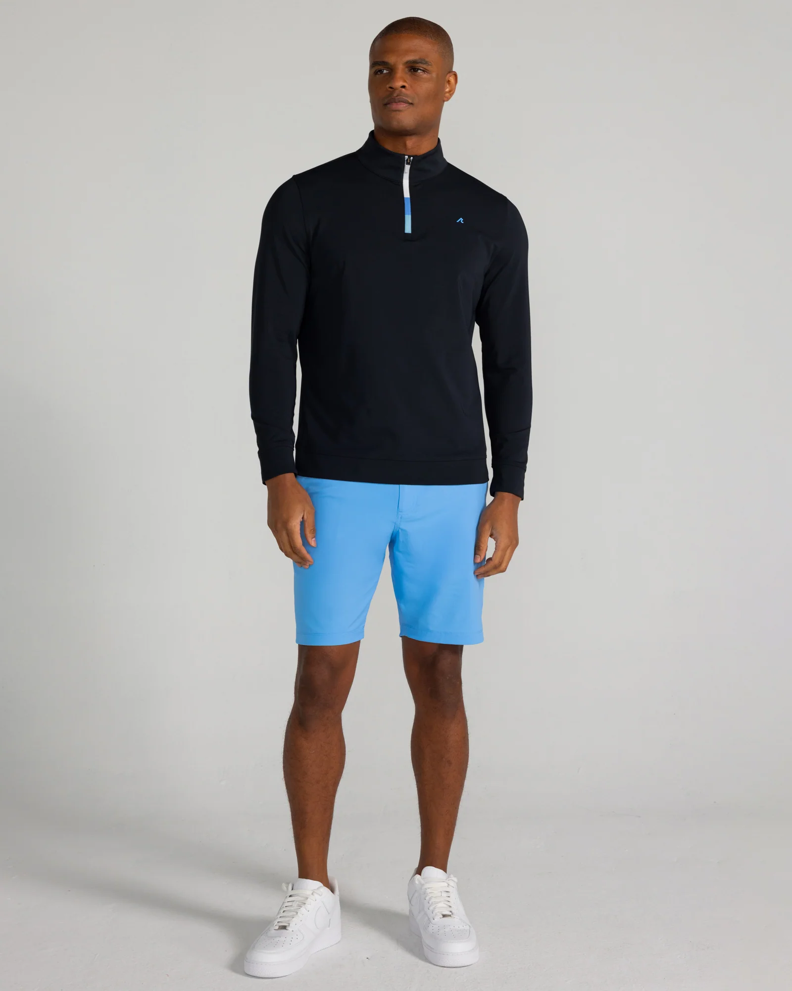 Fallon Quarter Zip in Tuxedo - Image 2