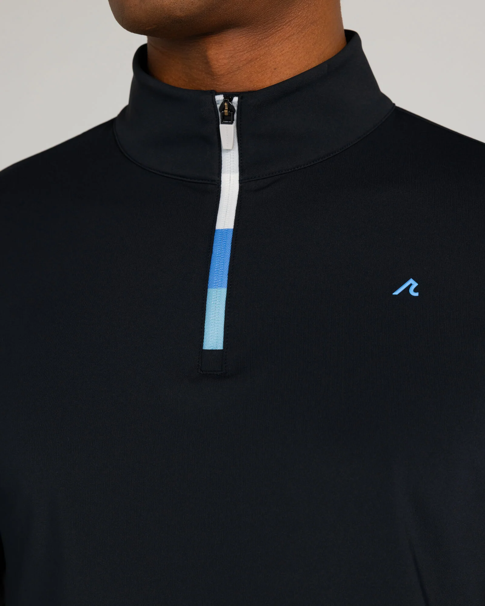 Fallon Quarter Zip in Tuxedo - Image 3