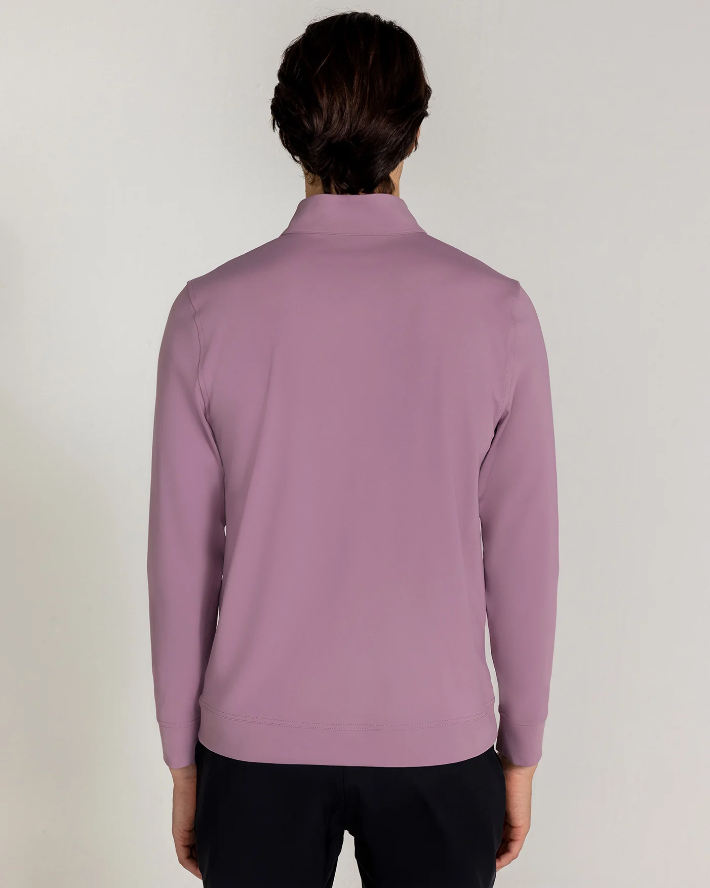 Fleet Quarter Zip in Lilac - Image 4
