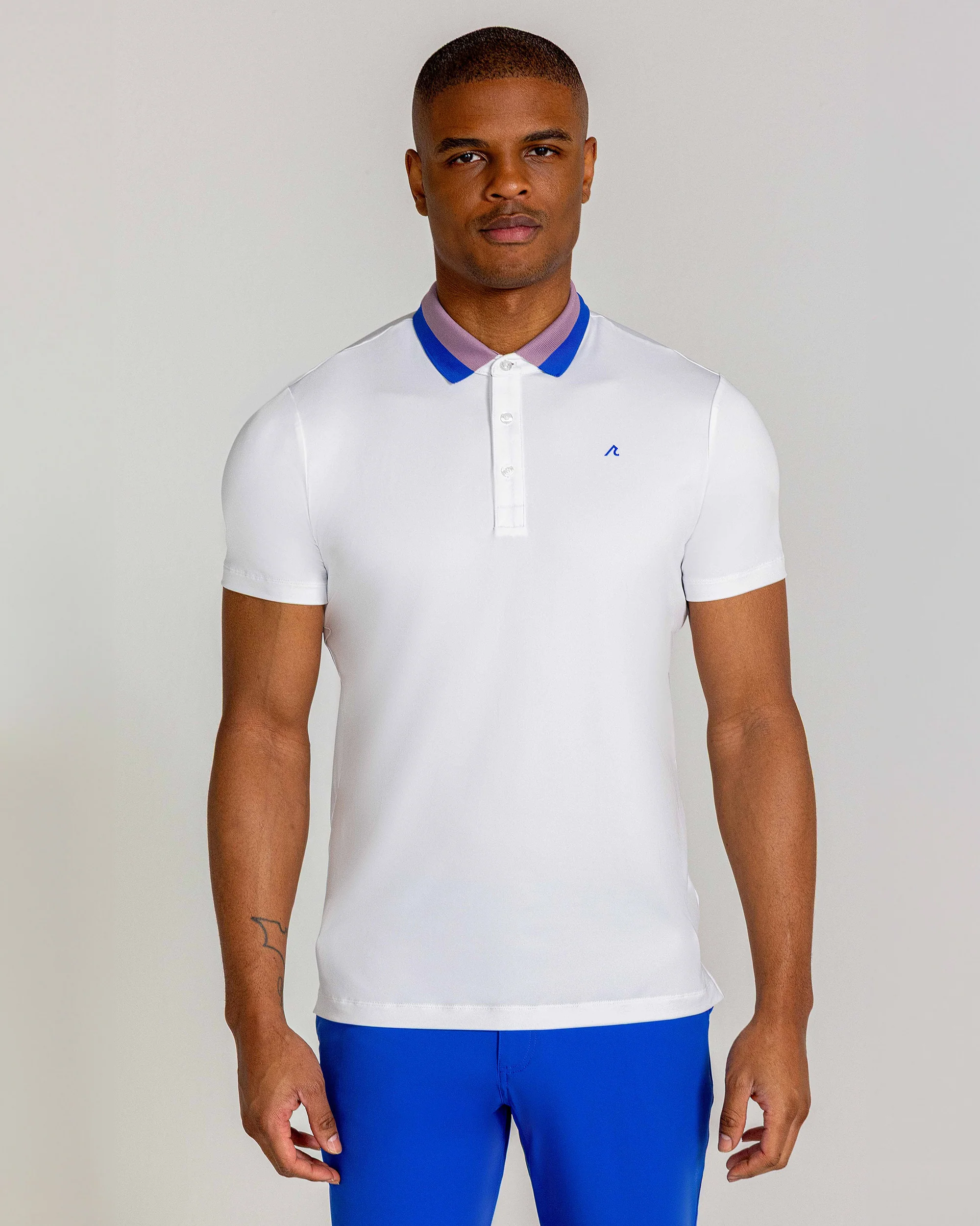 Girard Polo in Bright White