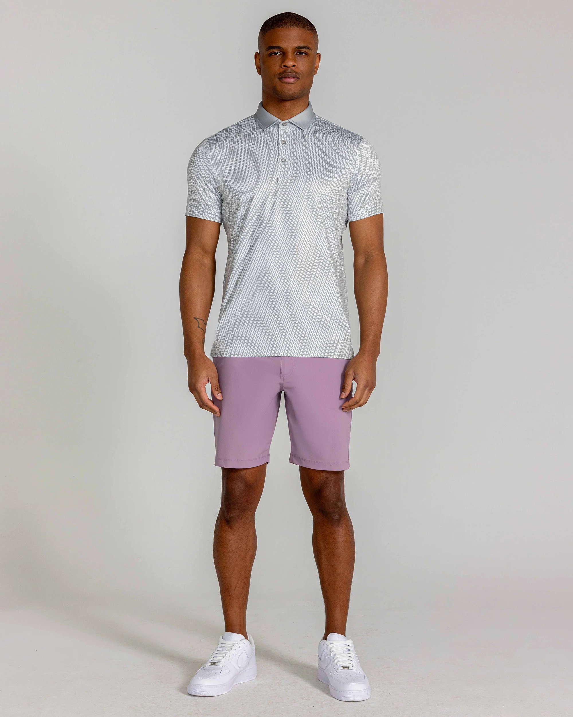Grafton Polo in Glacier Gray - Image 2