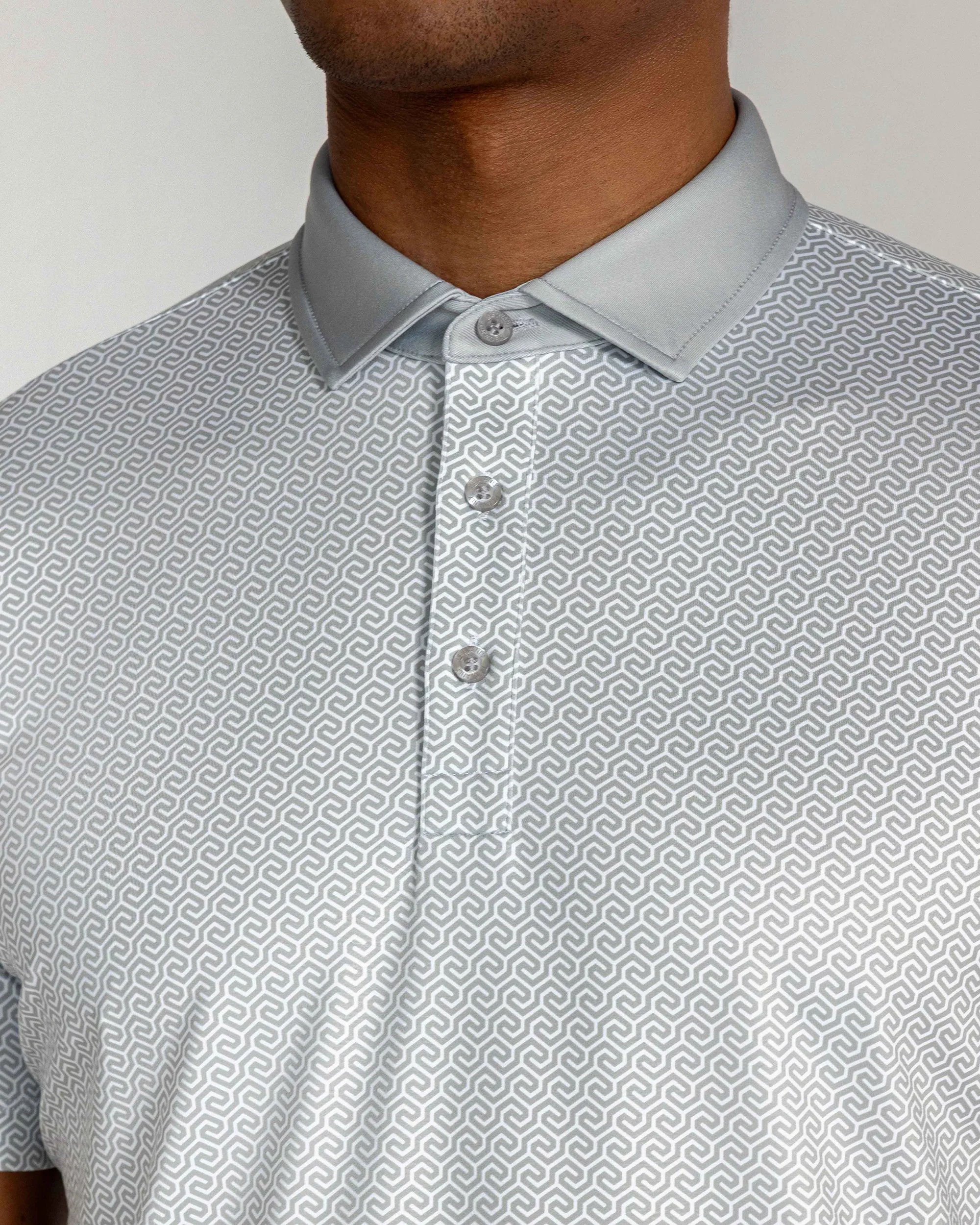 Grafton Polo in Glacier Gray - Image 3