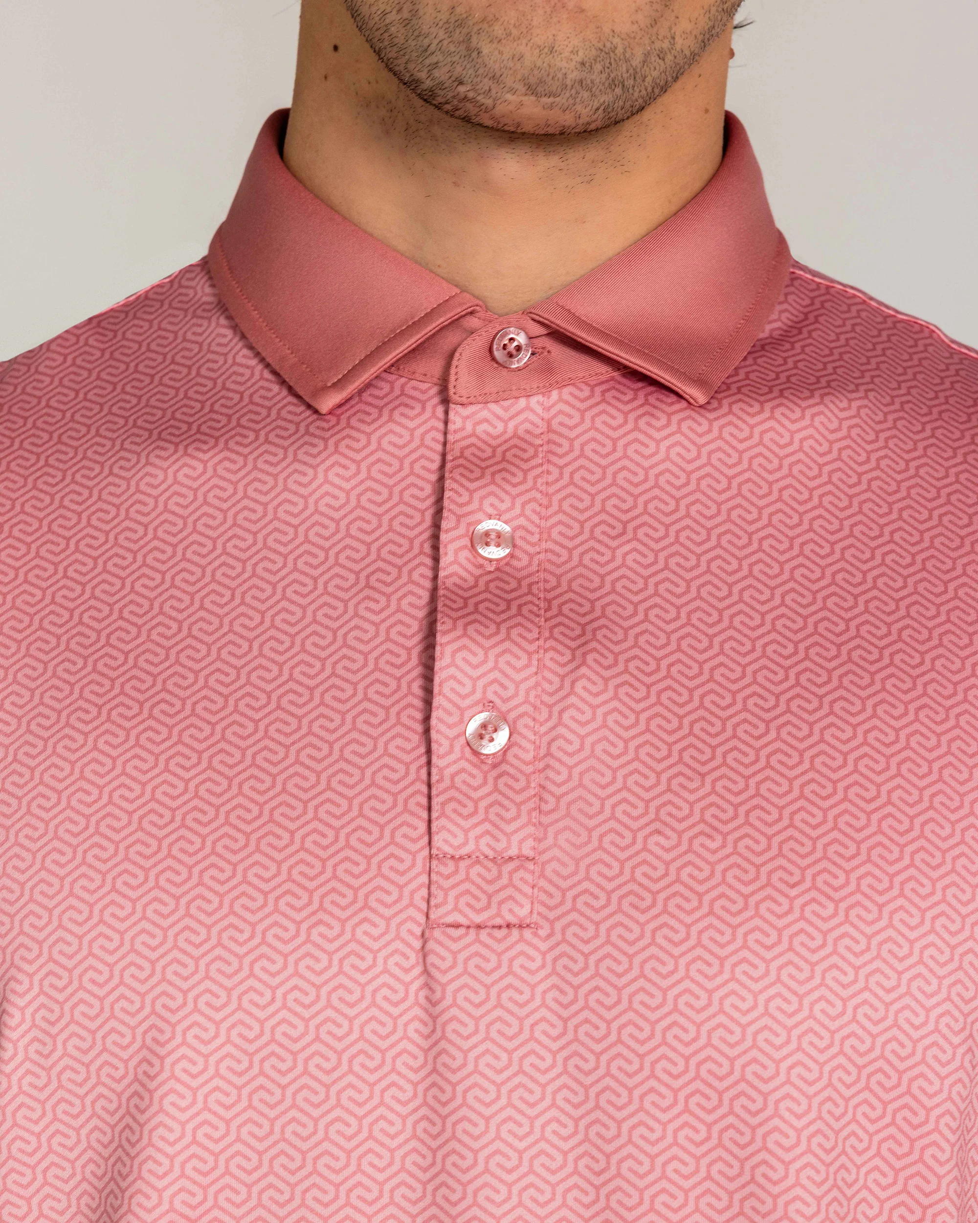 Grafton Polo in Salmon - Image 3