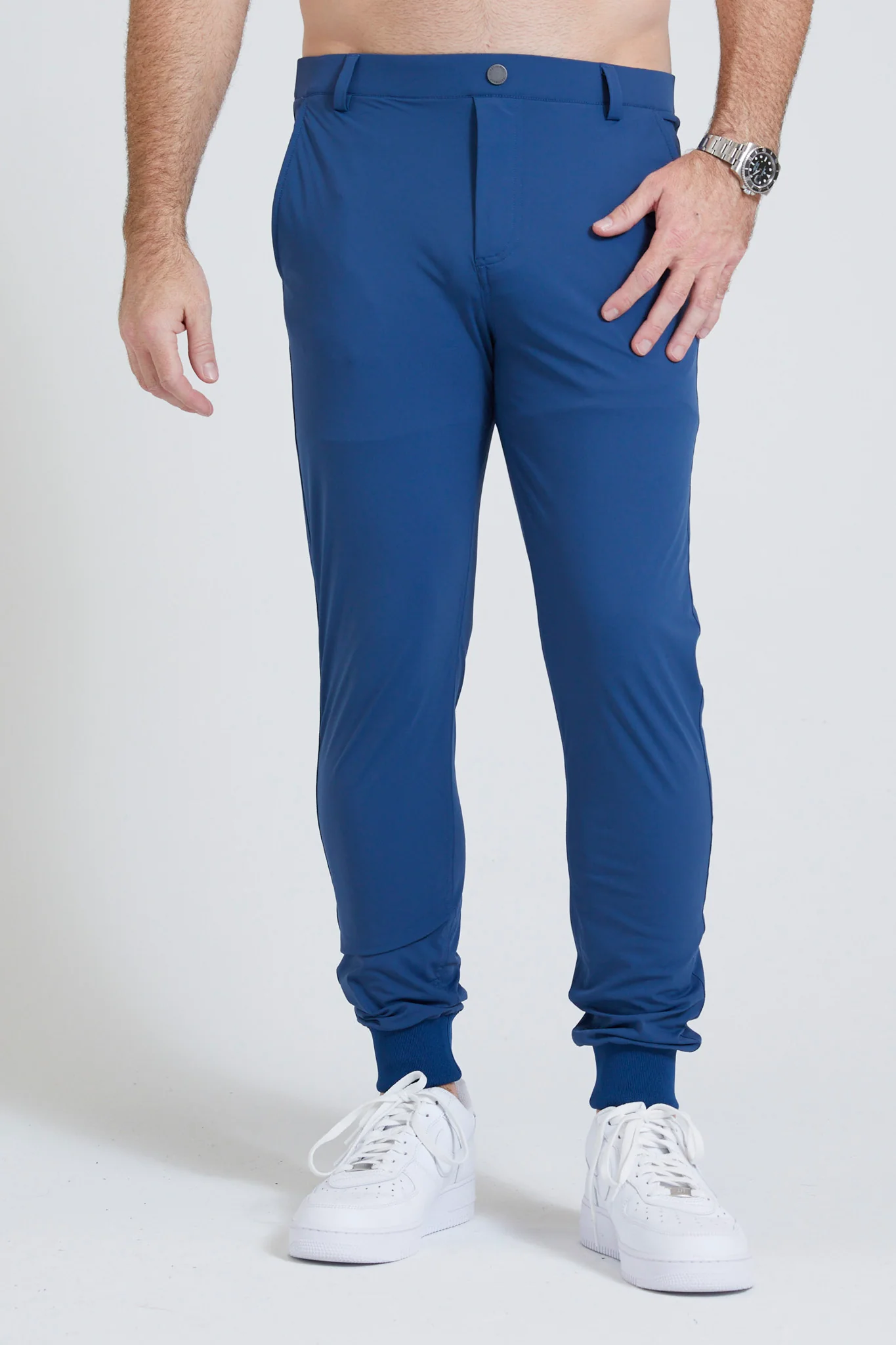 Halliday Pull-On Jogger in Indigo - Image 2