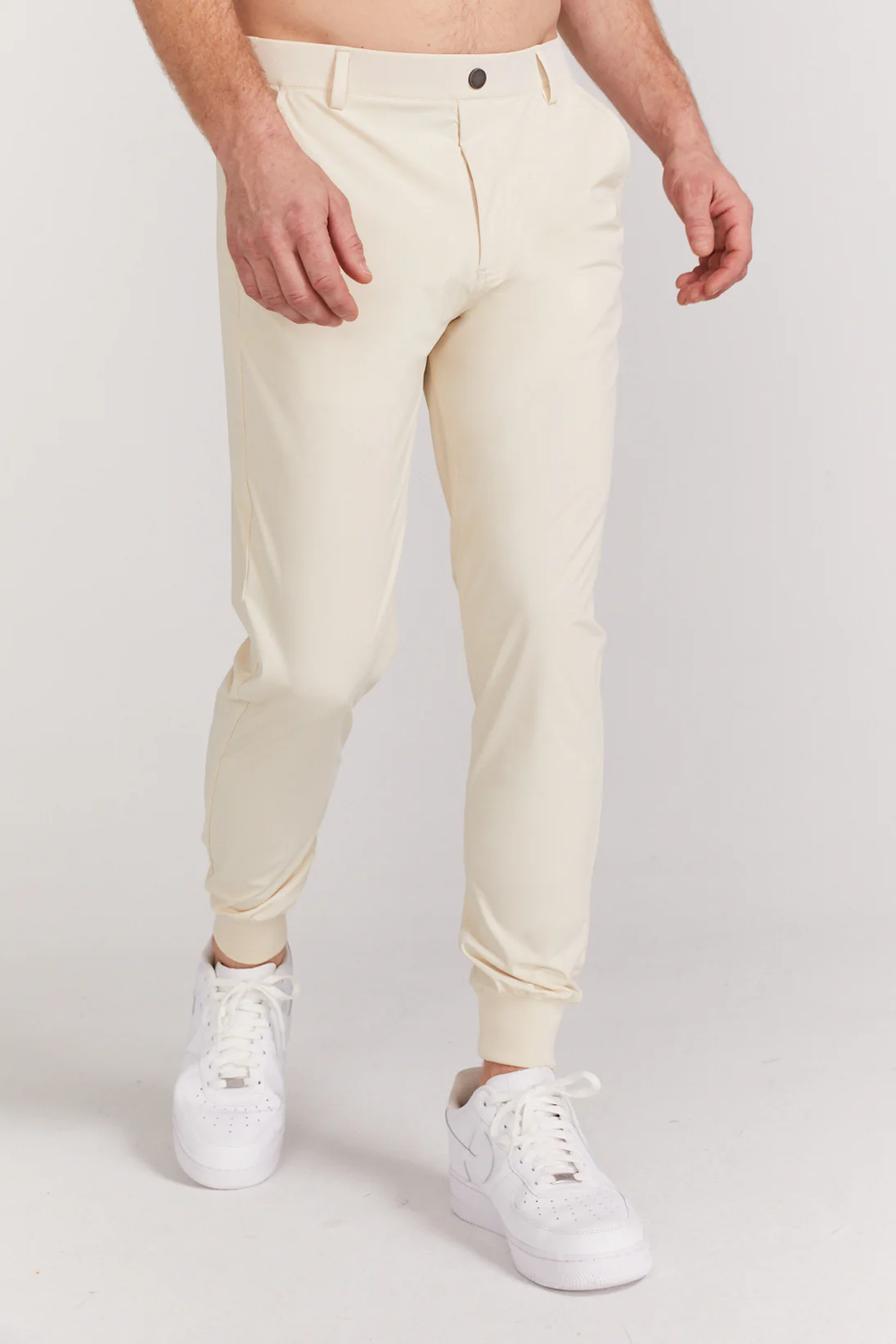 Halliday Pull-On Jogger in Oat - Image 2