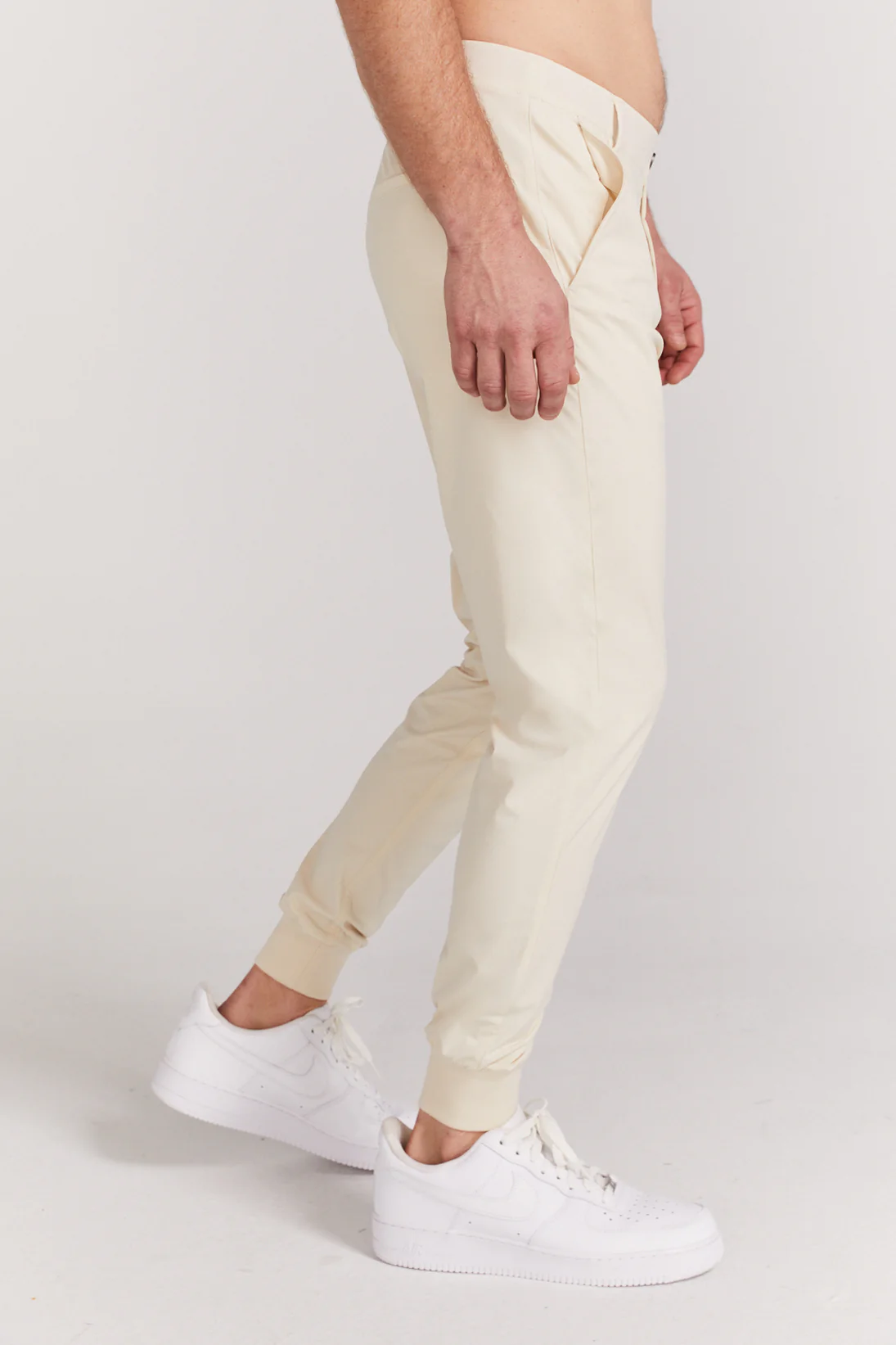 Halliday Pull-On Jogger in Oat - Image 3
