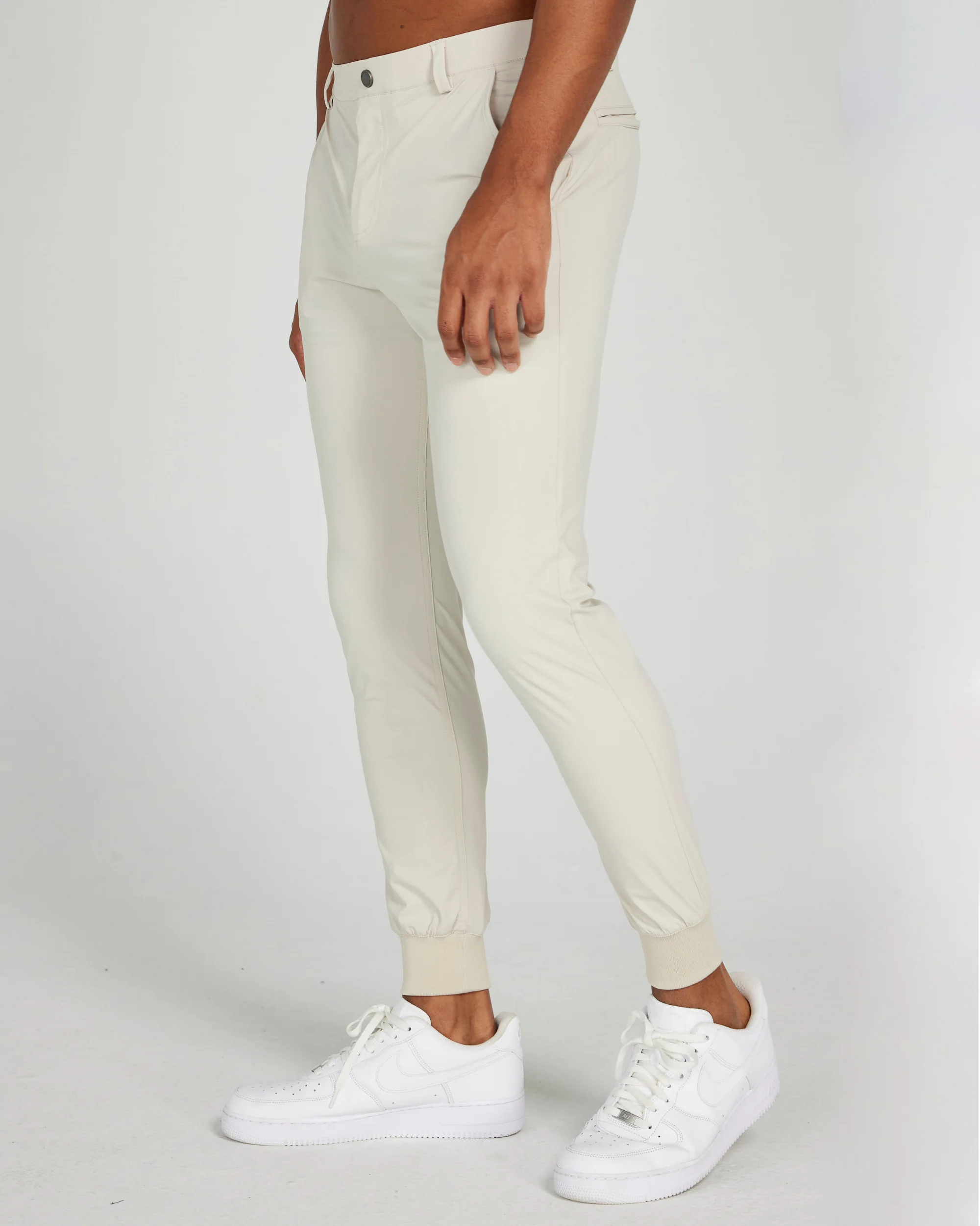 Halliday Pull-On Jogger in Stone - Image 3