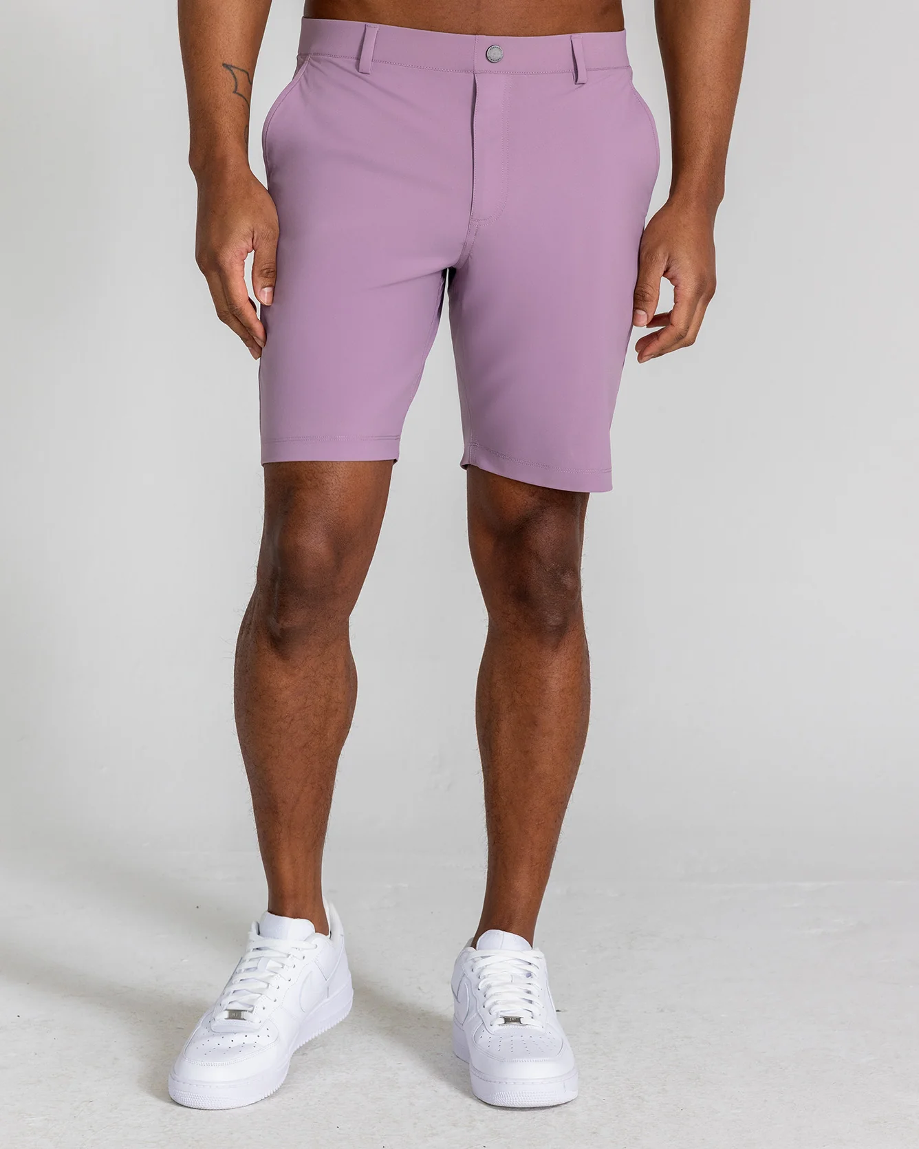 Hanover Pull-On Short in Lilac - Image 2