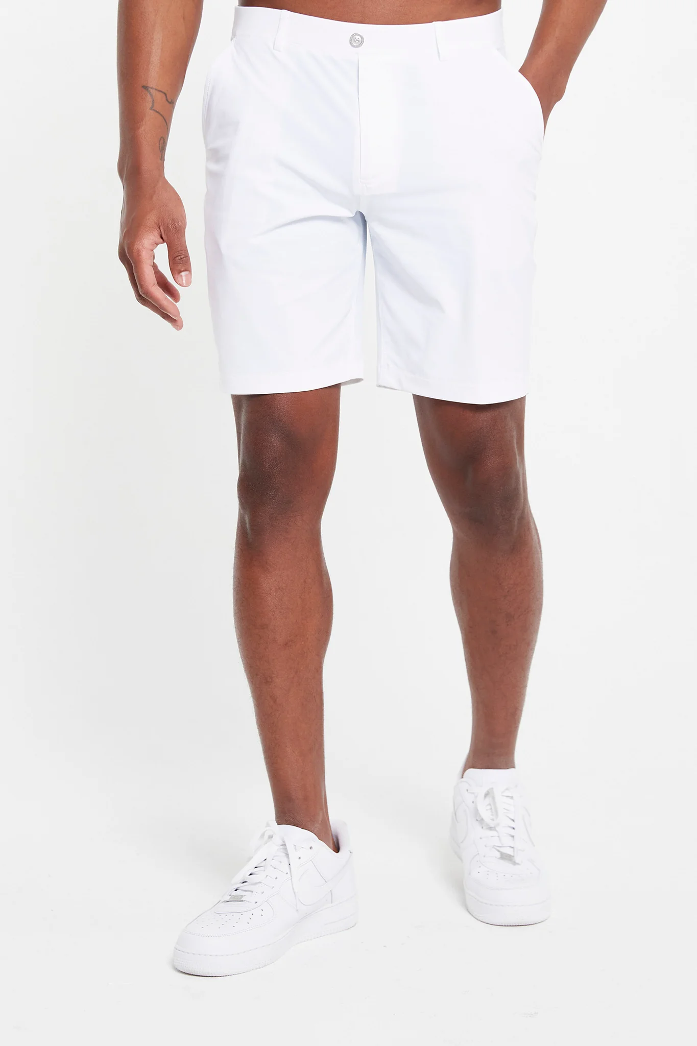 Hanover Pull-On Short in Bright White - Image 3