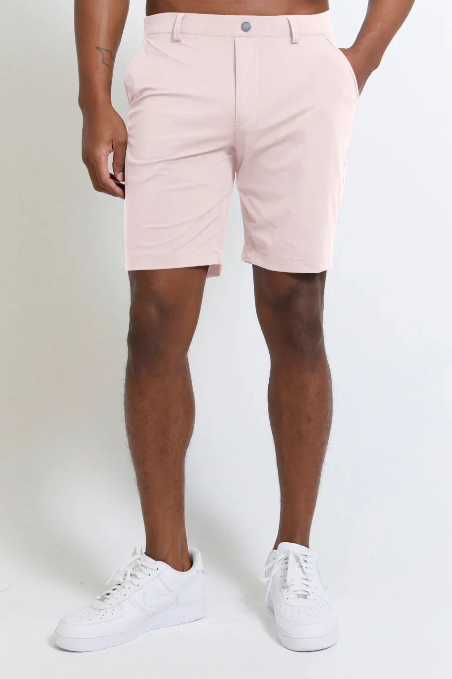 Hanover Pull-On Short in Petal Pink - Image 2