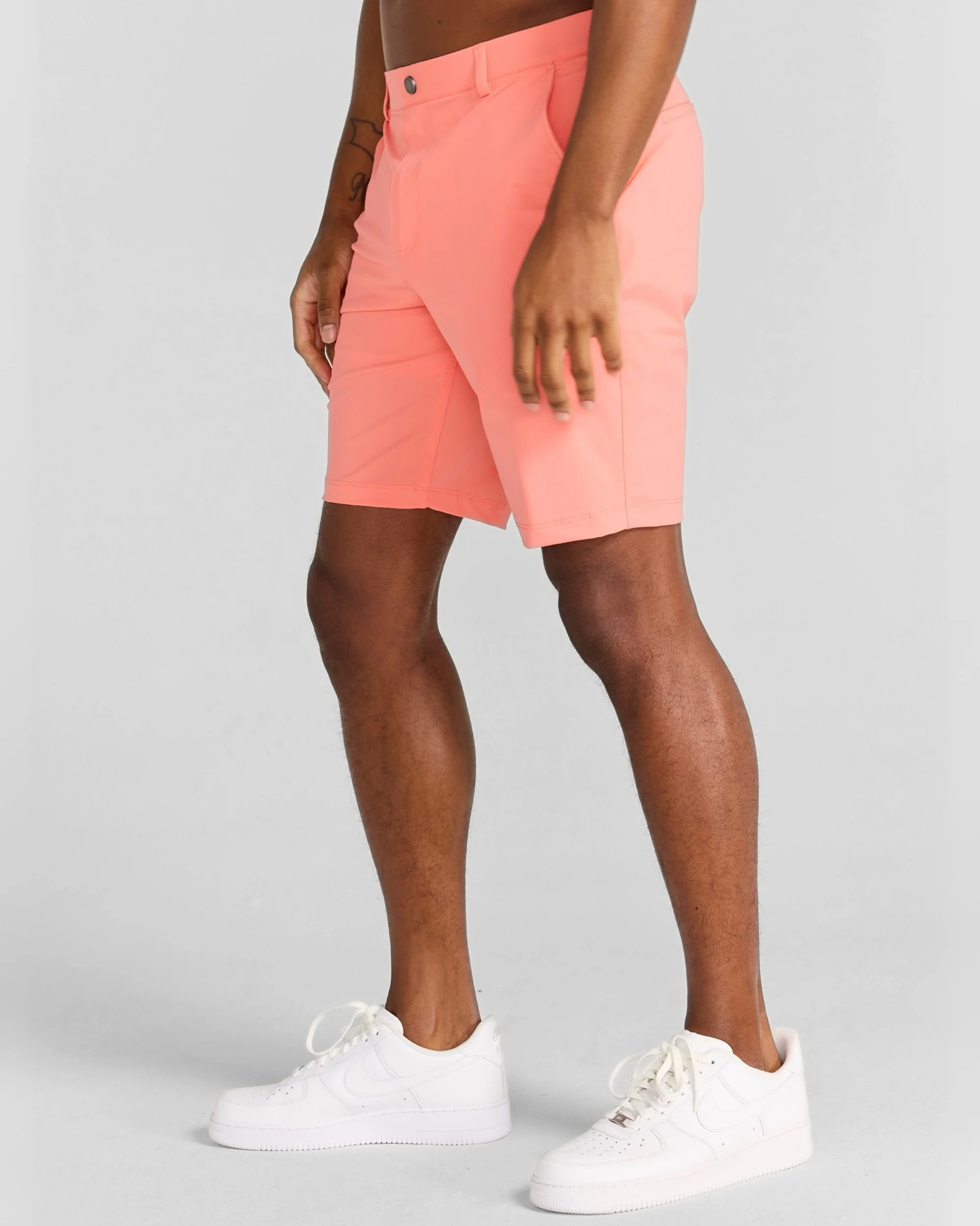Hanover Pull-On Short in Coral - Image 3