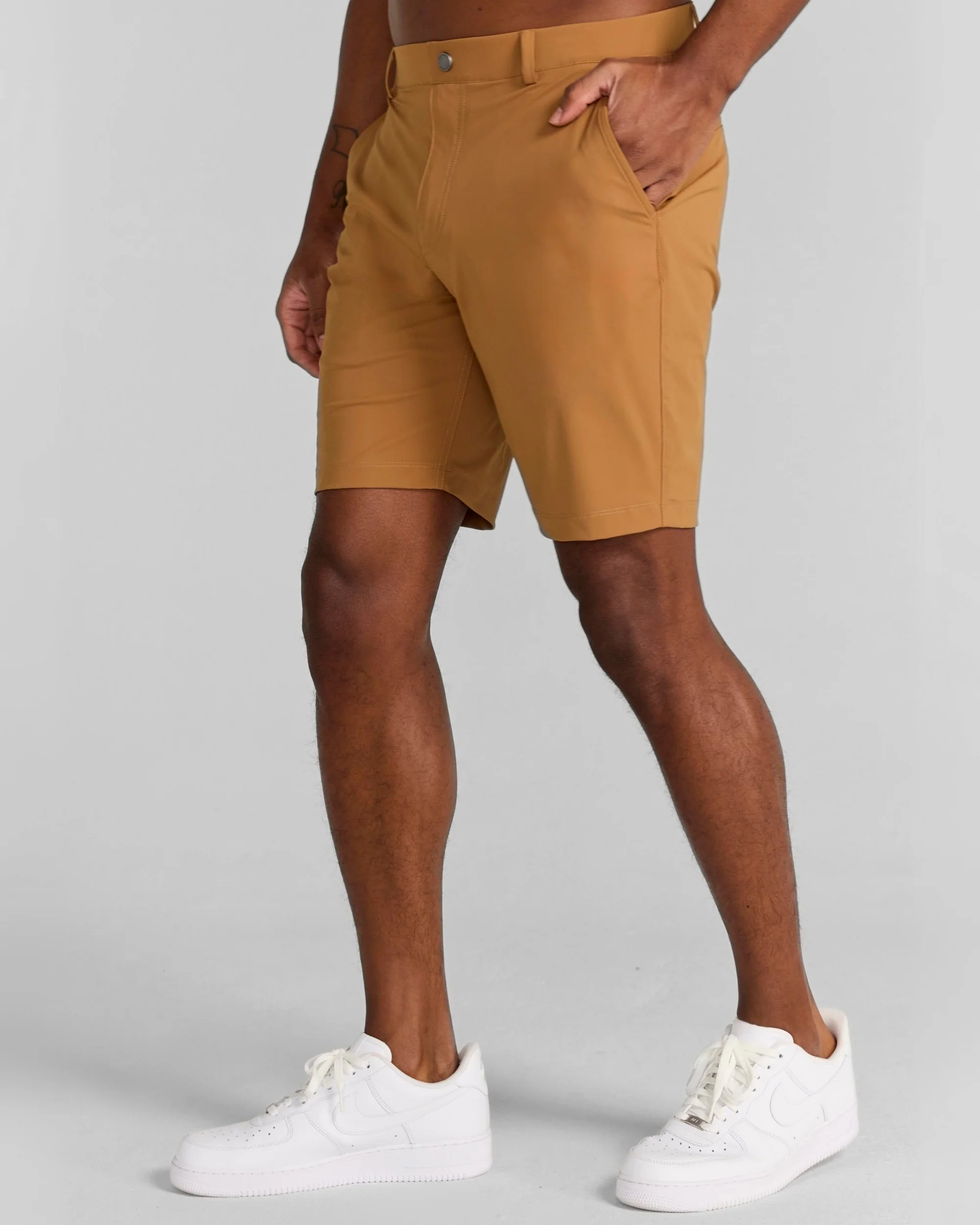 Hanover Pull-On Short in Espresso - Image 3