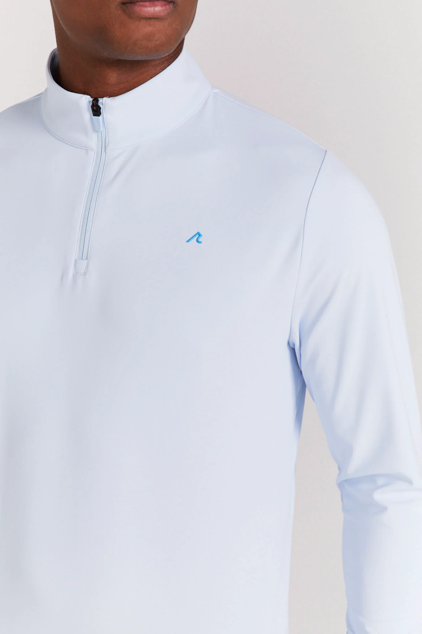 Hayden Quarter Zip in Breeze - Image 3