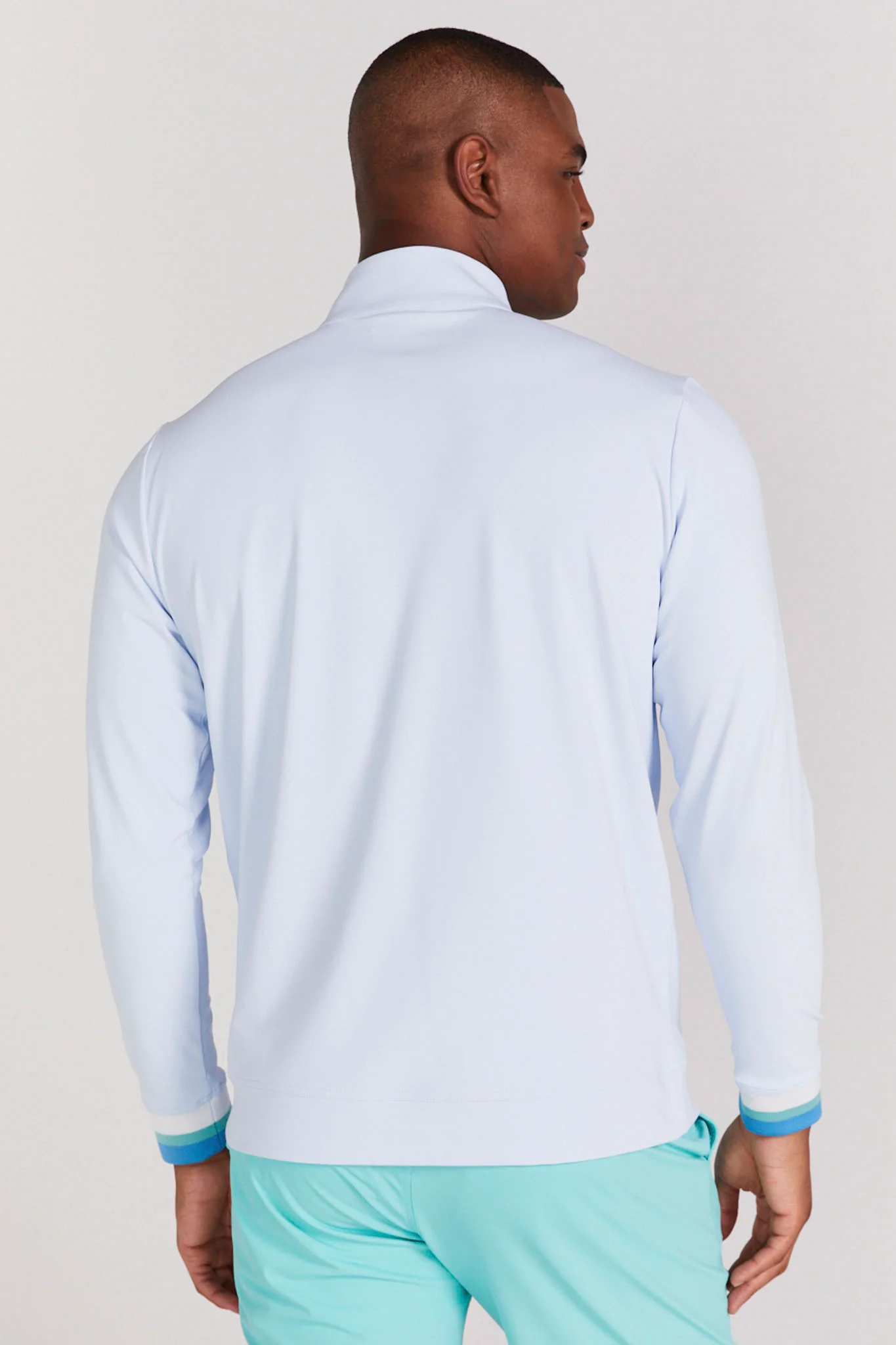 Hayden Quarter Zip in Breeze - Image 4