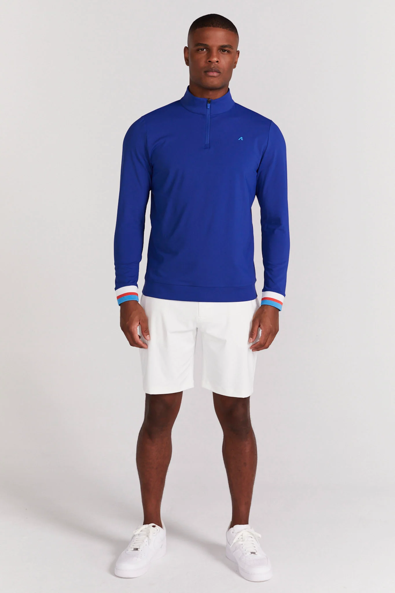 Hayden Quarter Zip in Mazarine Blue - Image 2