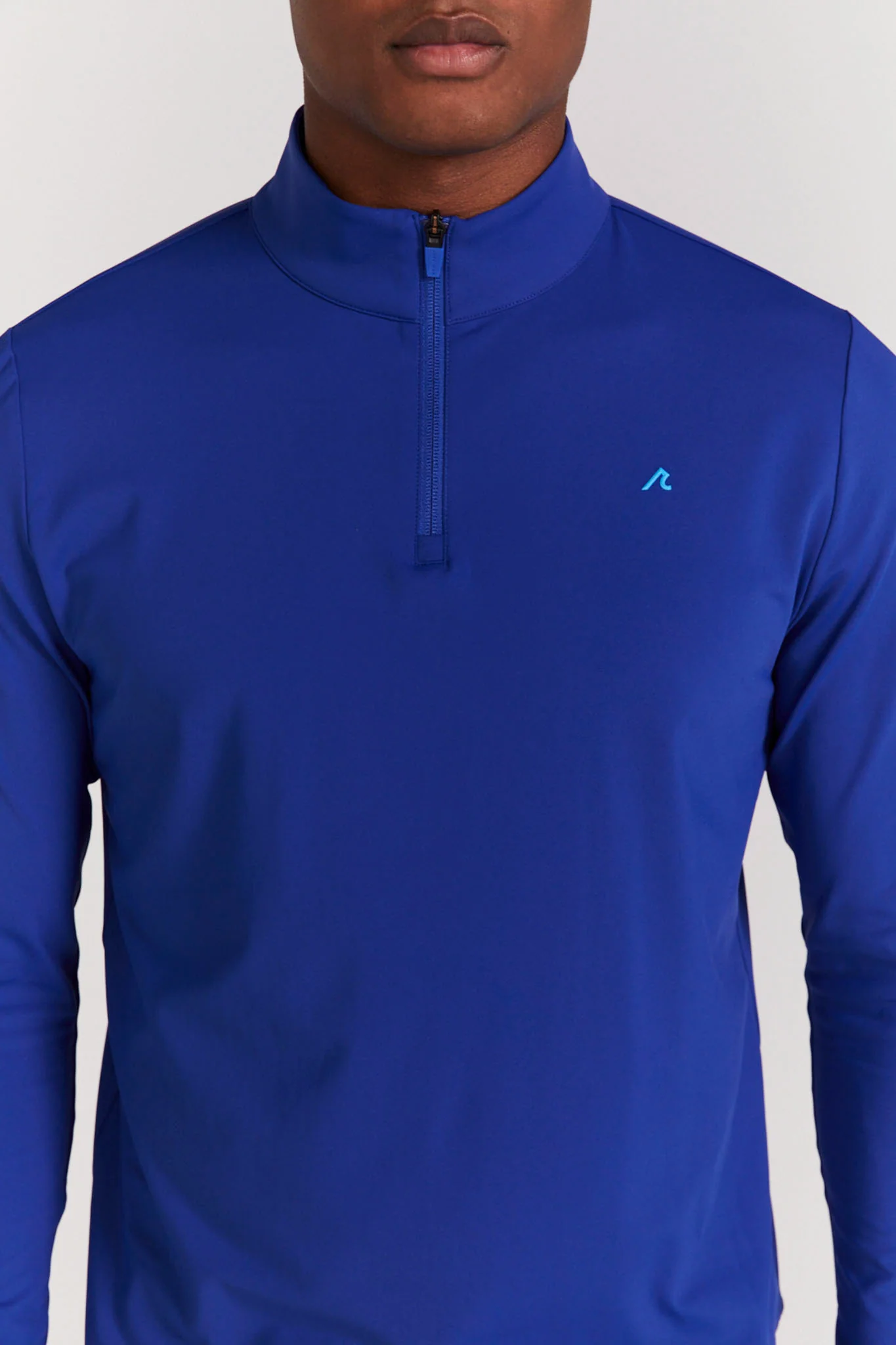 Hayden Quarter Zip in Mazarine Blue - Image 3