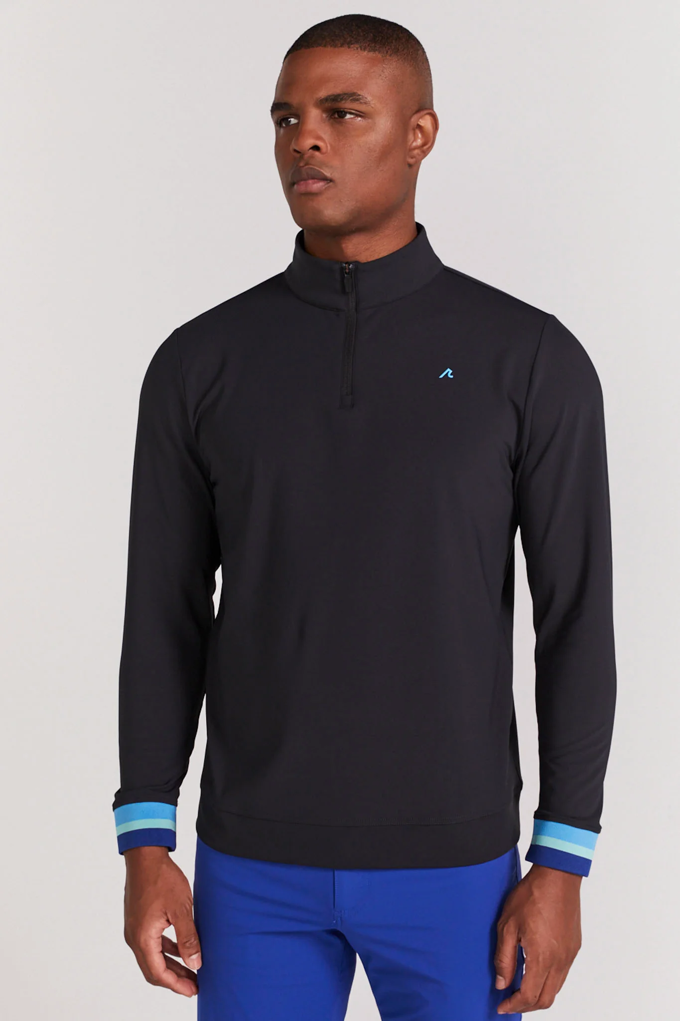 Hayden Quarter Zip in Tuxedo