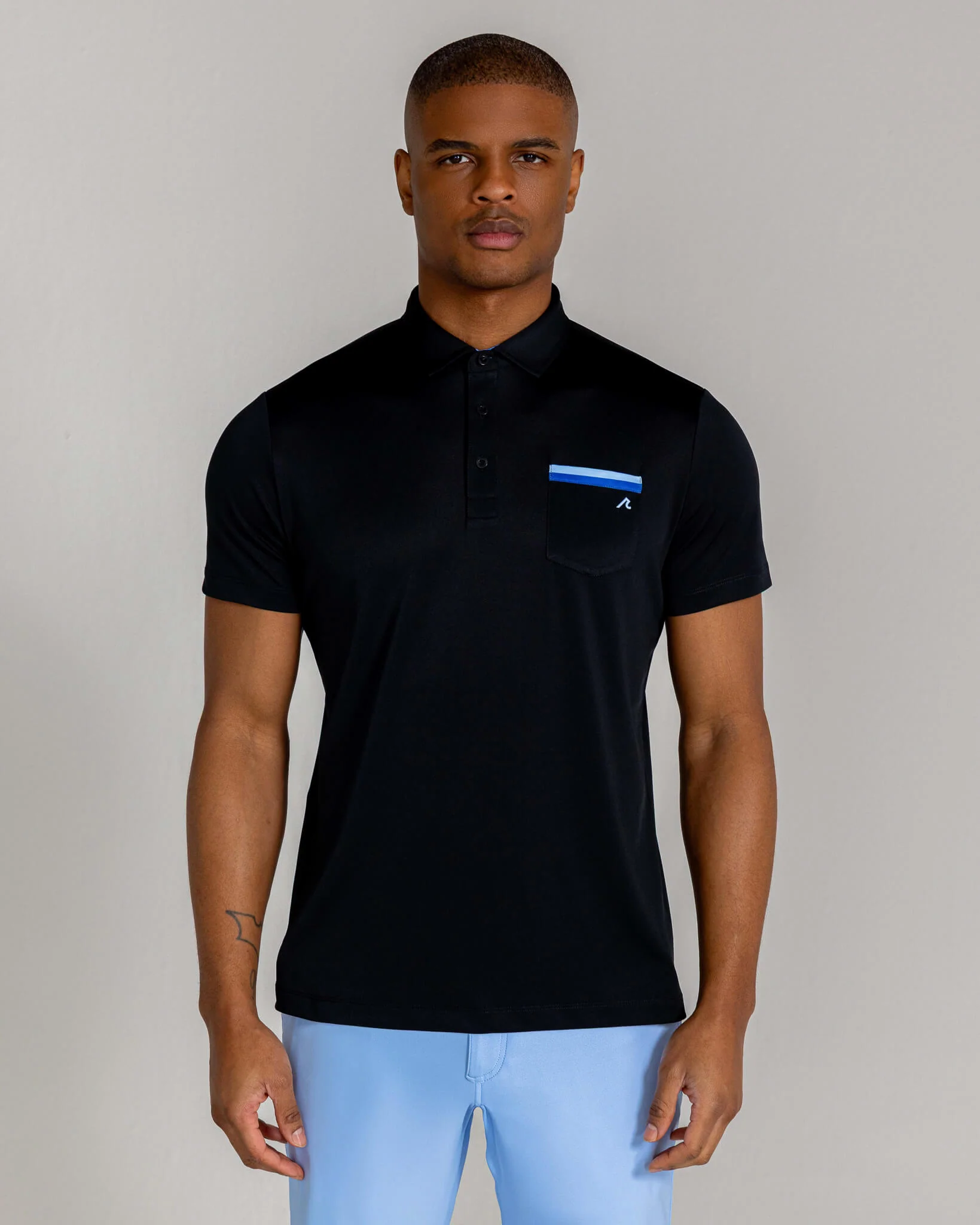 Holland Pique Polo in Tuxedo