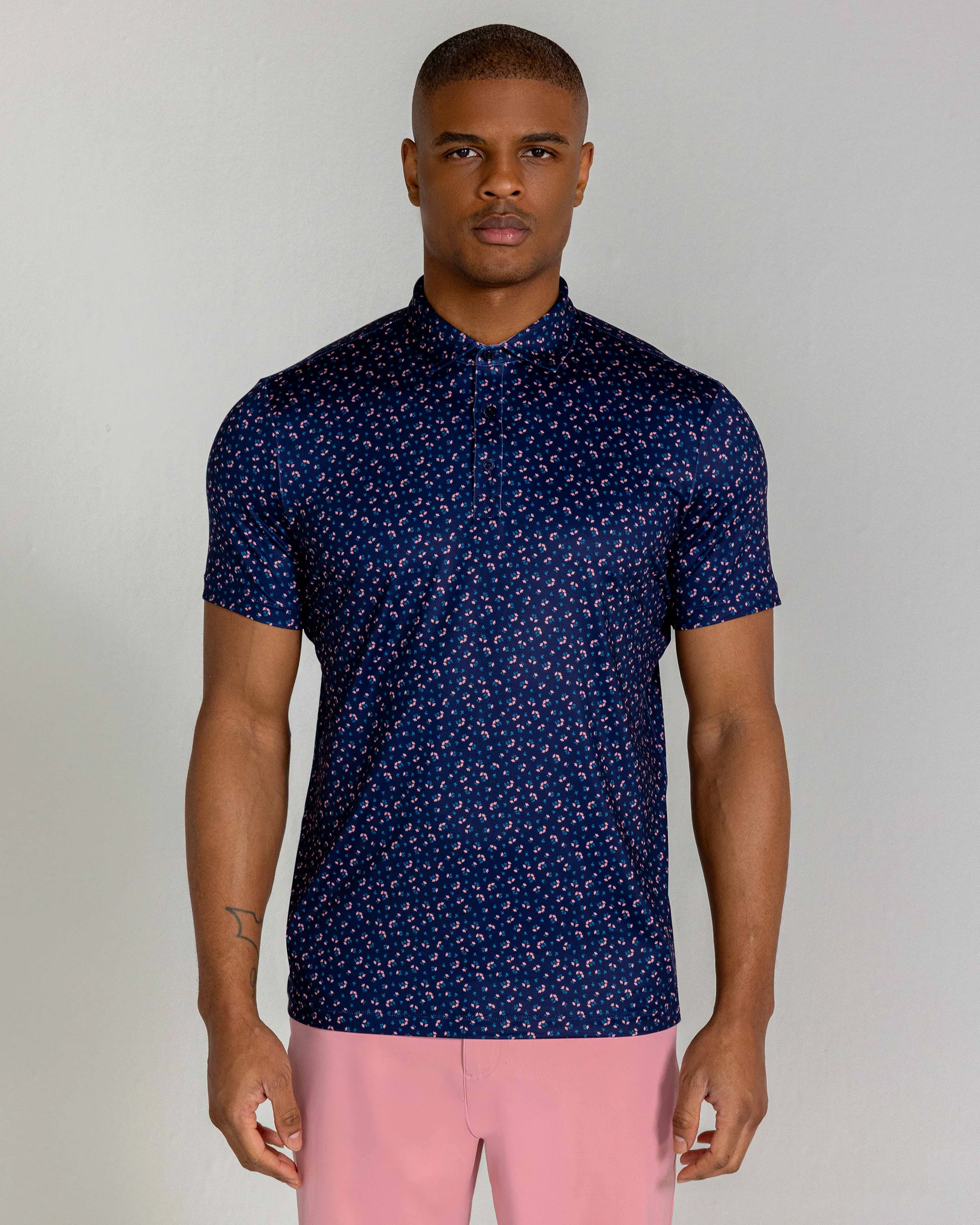 Hyndford Polo in Midnight Navy