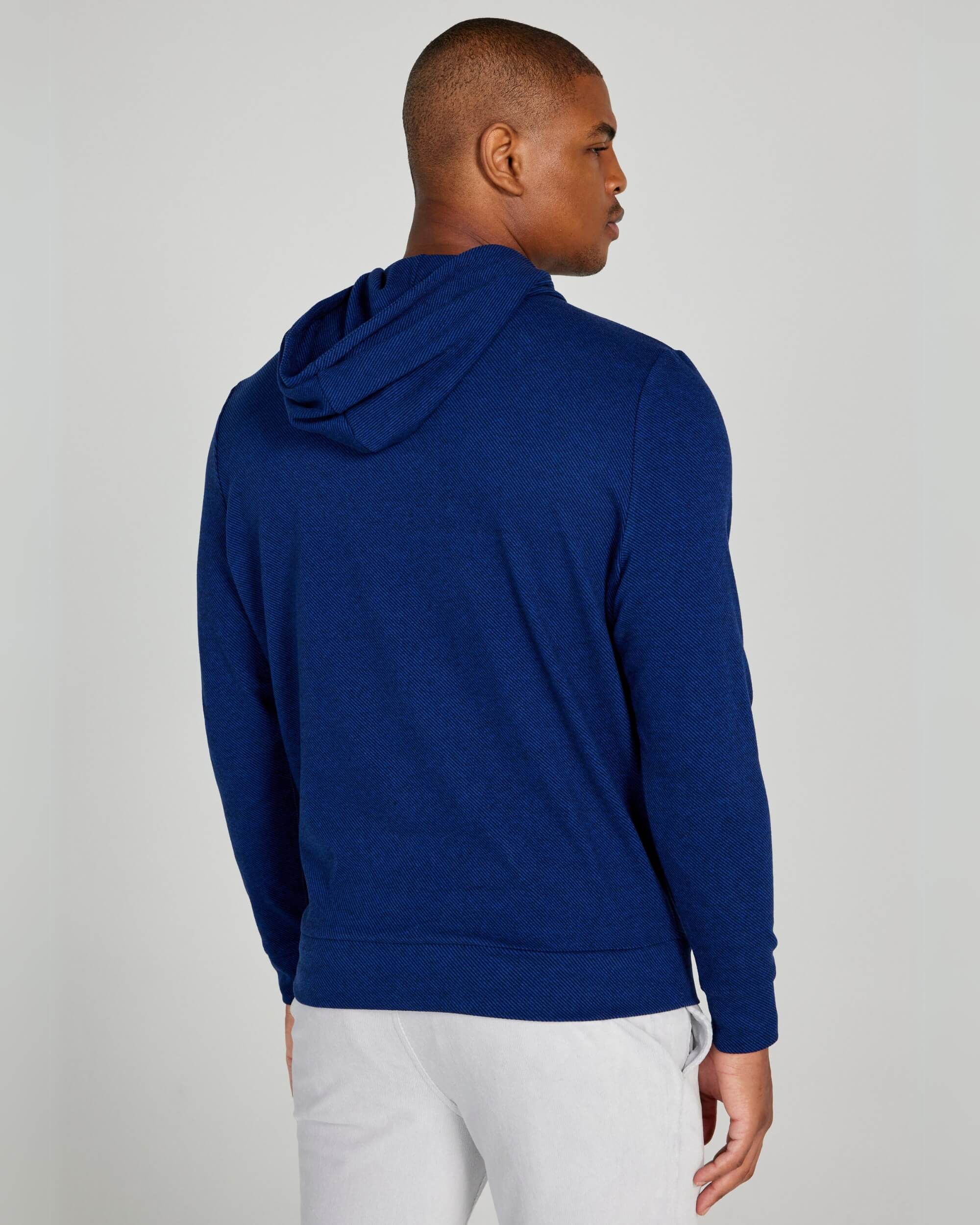 Irving Hoodie in Navy - Image 4