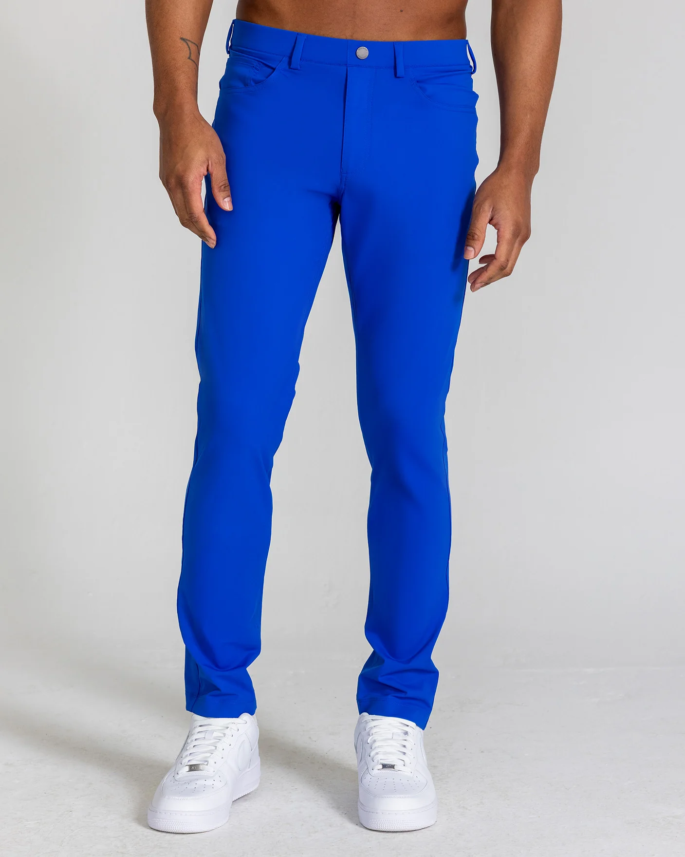 Kent Pull-On Trouser in Harbor Blue