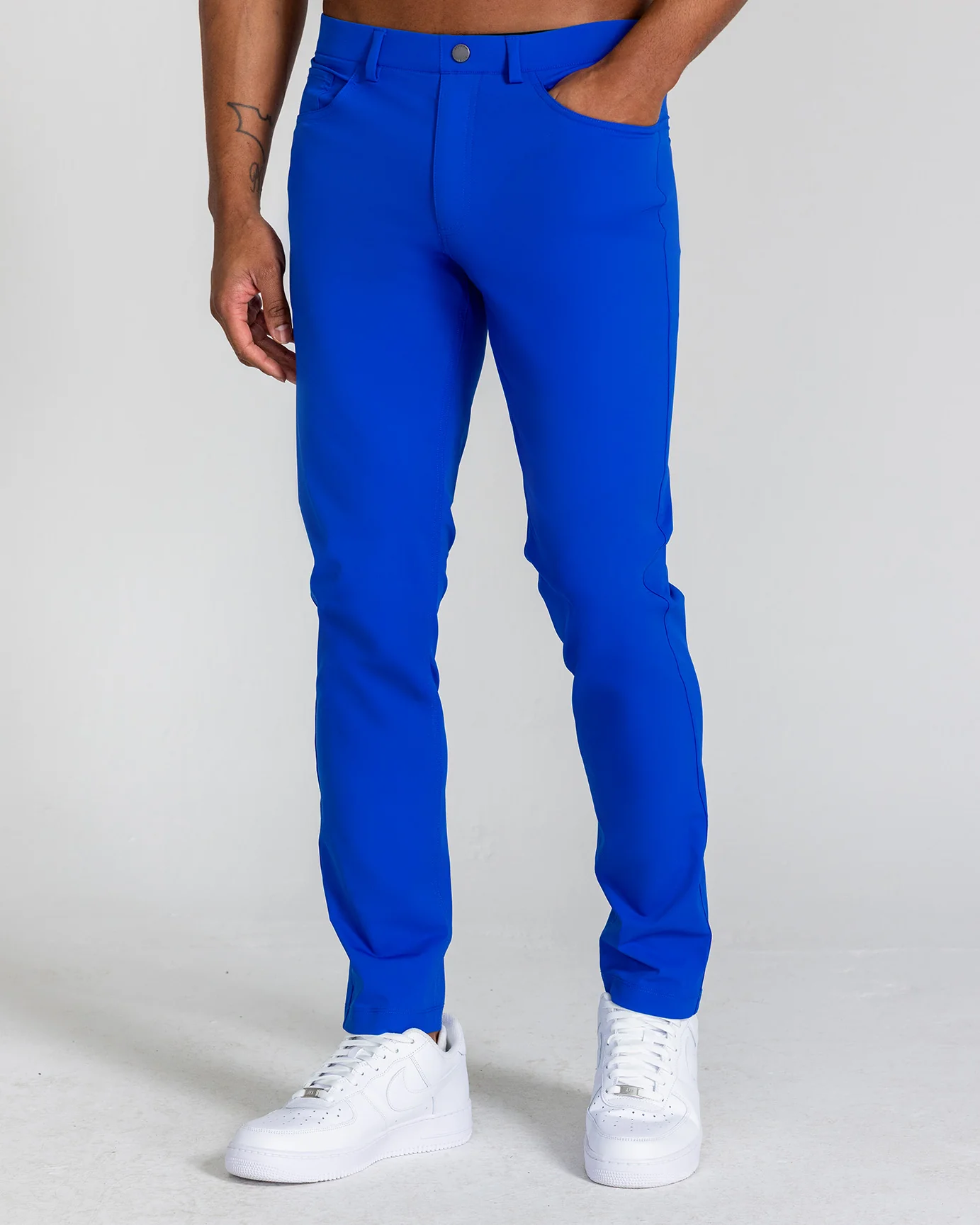 Kent Pull-On Trouser in Harbor Blue - Image 2